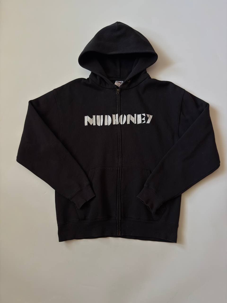 Band Tees MUDHONEY vintage black zip hoodie S sz big logo back Size US S / EU 44-46 / 1 - 1 Thumbnail