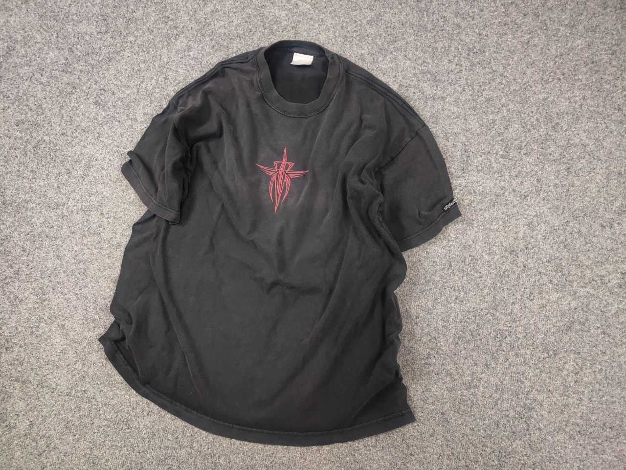 Vintage Vintage 90's Troy Lee Design USA Distressed Faded Tee Shirt Size US L / EU 52-54 / 3 - 3 Thumbnail