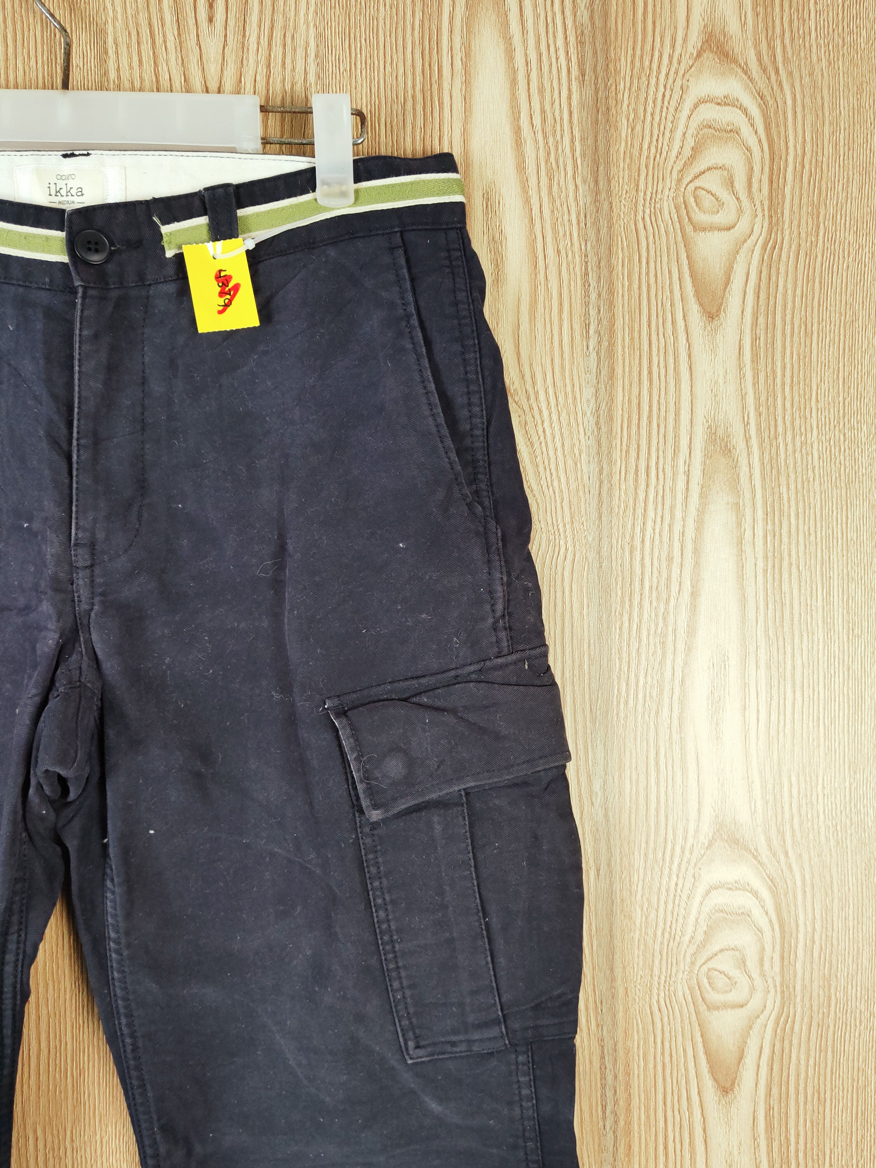 Japanese Brand Ciqueto ikka Navy Multipocket Tactical Cargo Pants #W329 Size US 31 - 5 Thumbnail