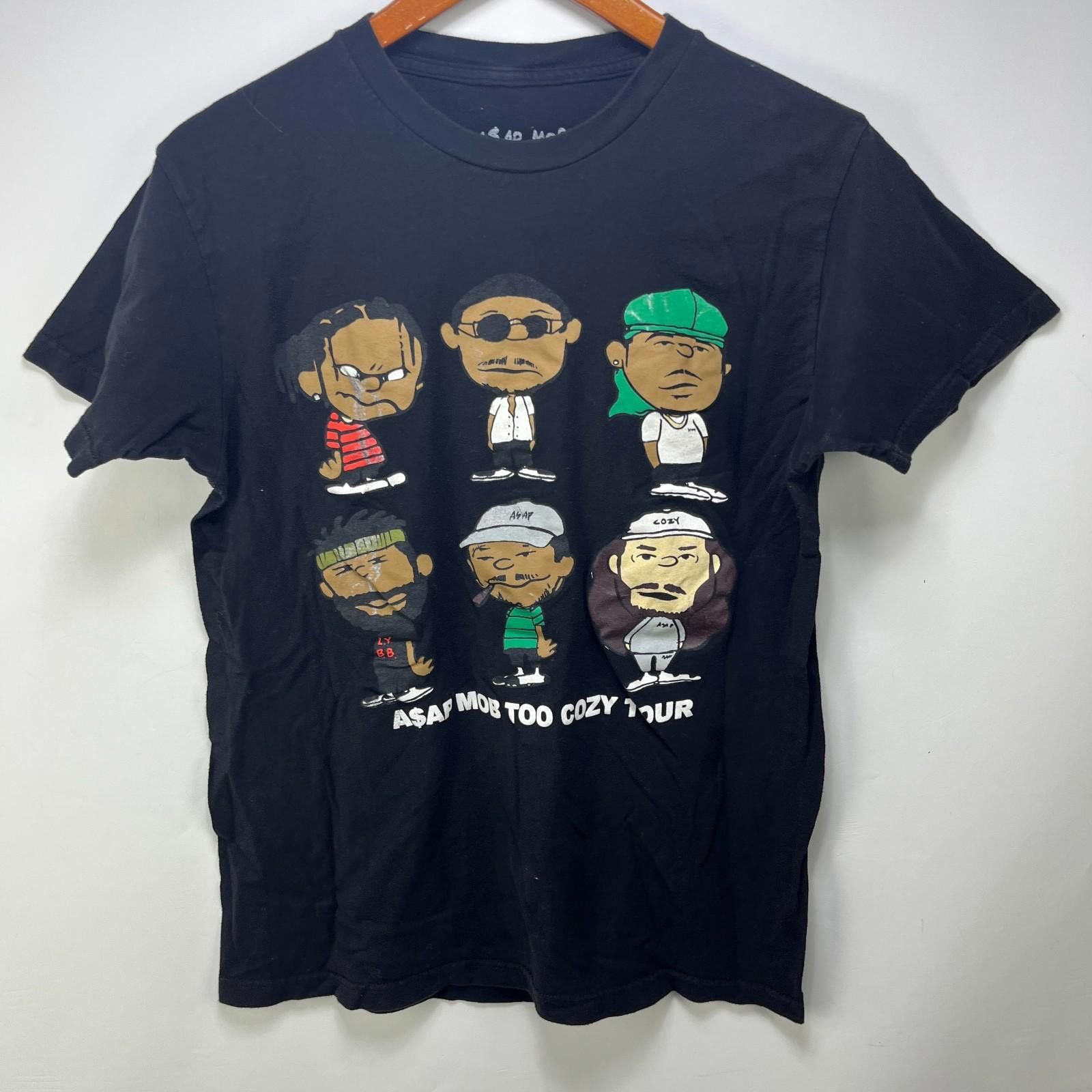 Vintage ASAP Mob Tour Too Cozy T Shirt Medium Yams Peanuts Rocky Size US M / EU 48-50 / 2 - 1 Thumbnail