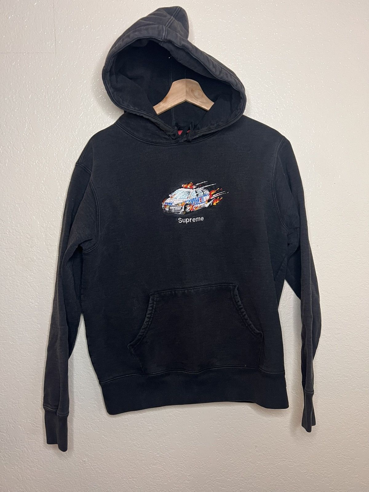 Supreme NYC Cop Car Hooded Sweatshirt Size Small