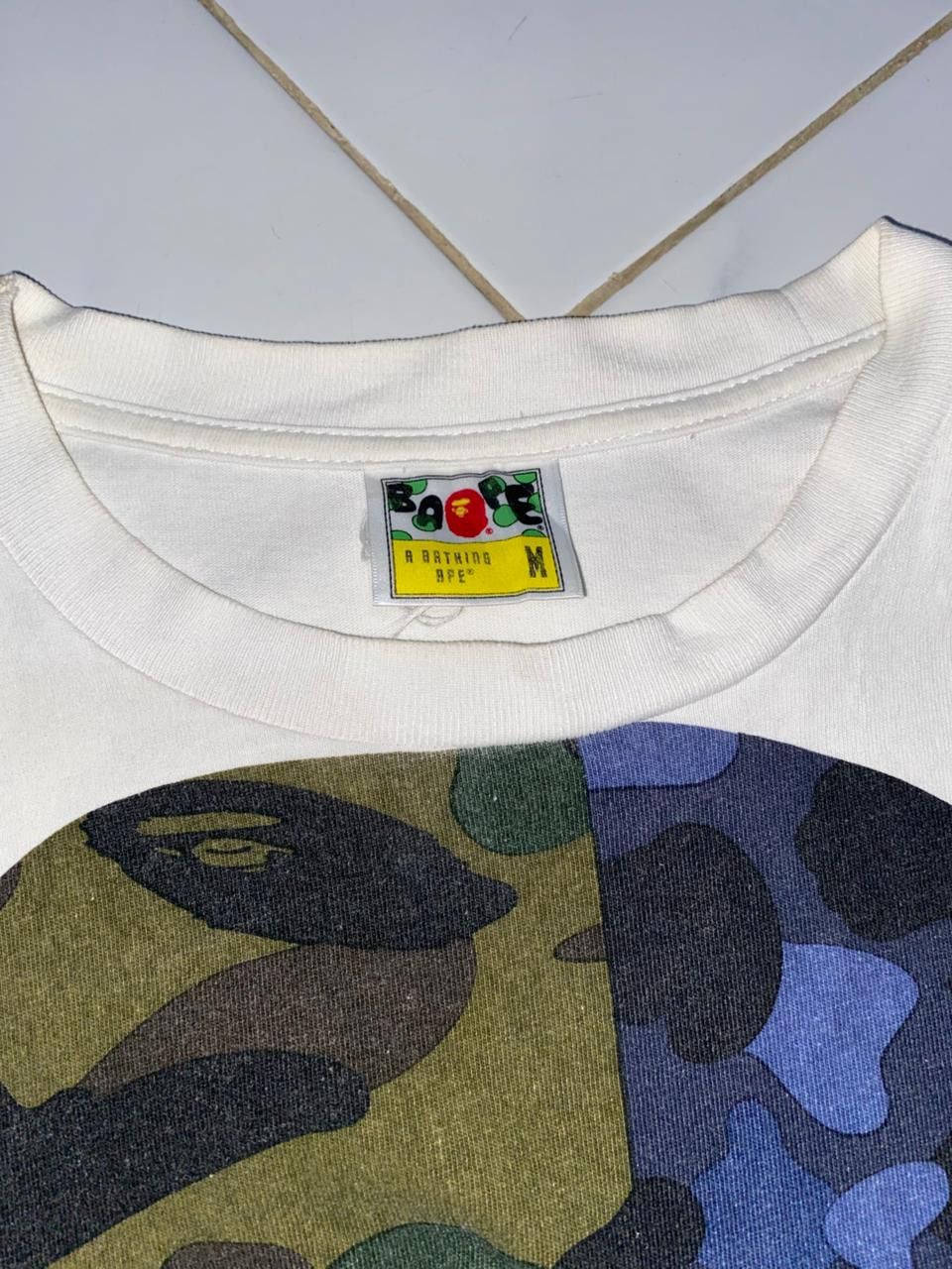 Bape Bape big face tshirt Size US M / EU 48-50 / 2 - 3 Thumbnail