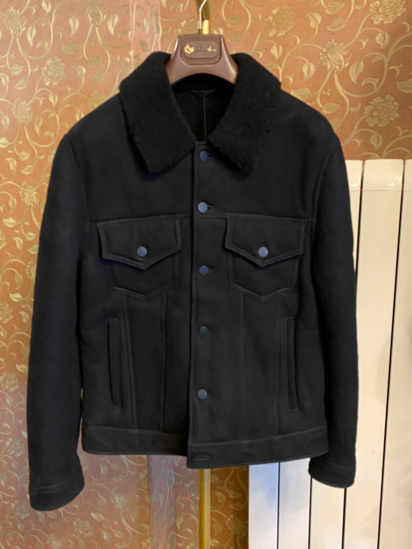 Alfred Dunhill dunhill Italy High Density Shearling Men's Jacket Size US S / EU 44-46 / 1 - 1 Thumbnail