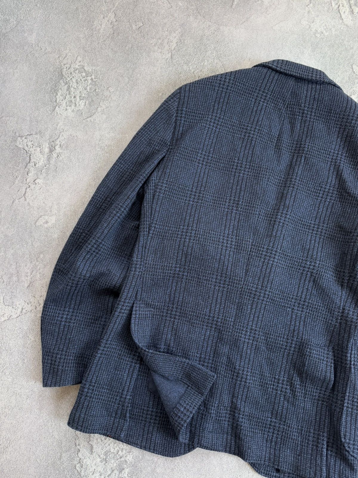 Designer × Hackett Hackett 38R MYF checkered knitwear blazer jacket button Size 38R - 17 Thumbnail