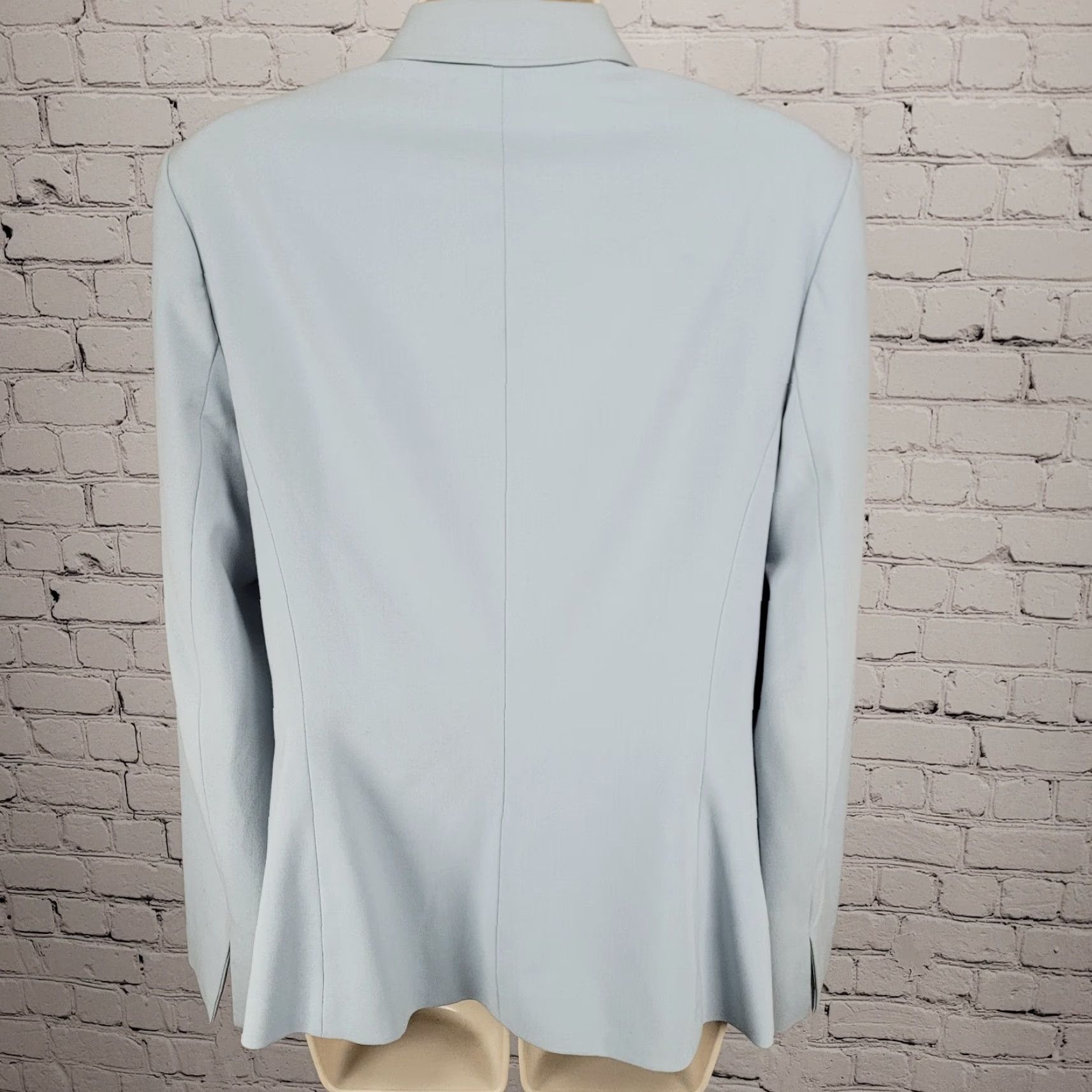 Vintage Caslon Blazer 8 Blue 3 Button Notch Inner Pocket Lined Stretch Jacket Size M / US 6-8 / IT 42-44 - 2 Thumbnail
