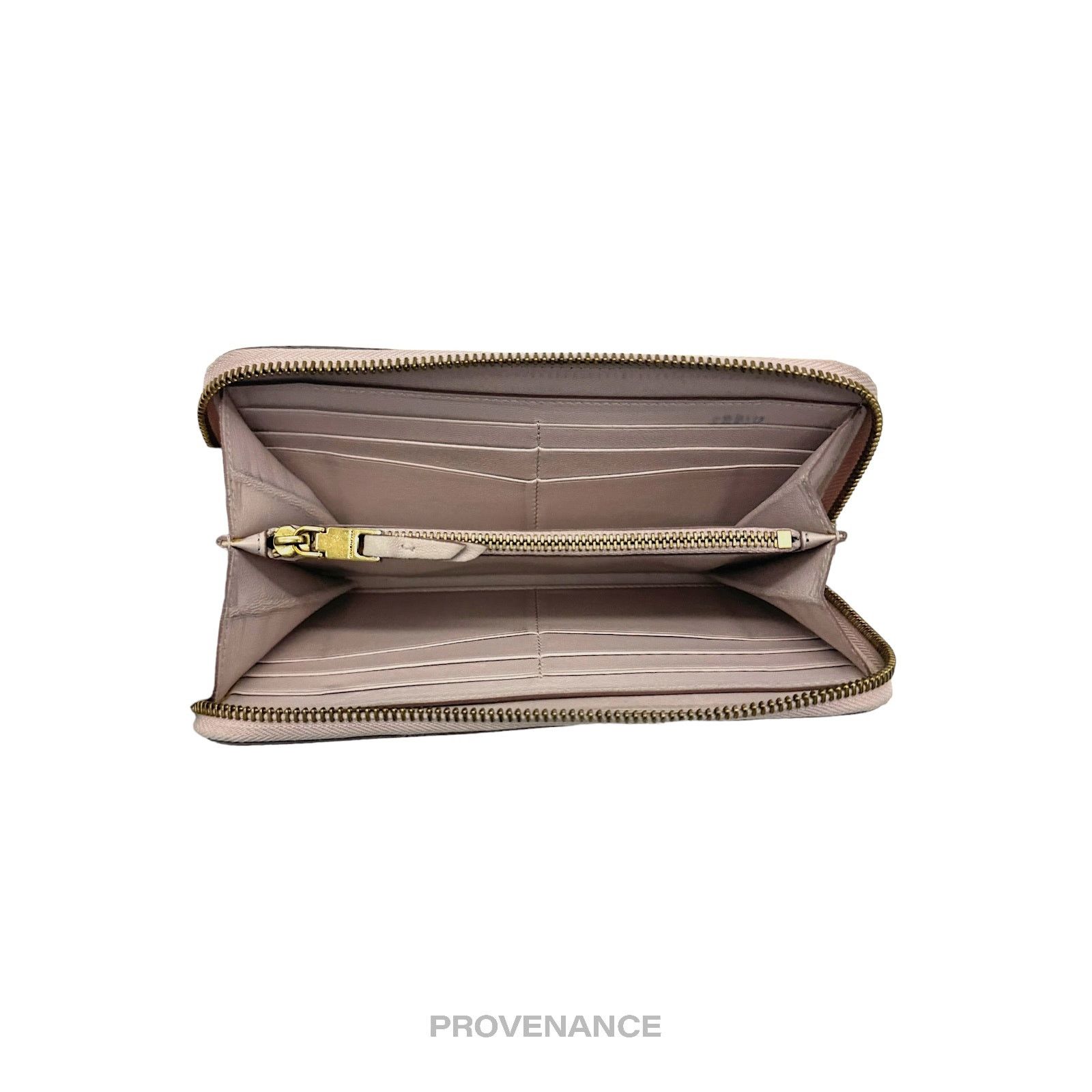 Givenchy 🔴 Givenchy Zip Long Wallet - Blush Quilted Leather Gold Size ONE SIZE - 5 Thumbnail