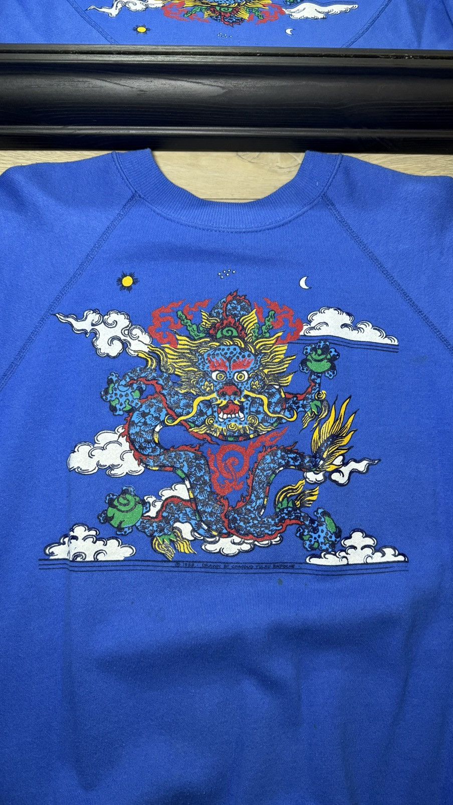 JNCO Vintage / Y2K 1980s Dragon Tattoo Style Sweatshirt /Crewneck Size US M / EU 48-50 / 2 - 4 Thumbnail