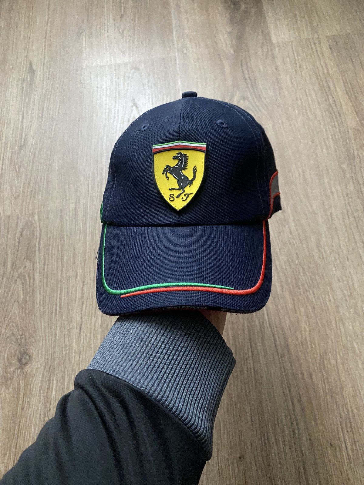 Ferrari × Vintage Vintage F-1 Ferarri Schumacher Racing Cap Y2K Os Size ONE SIZE - 2 Thumbnail
