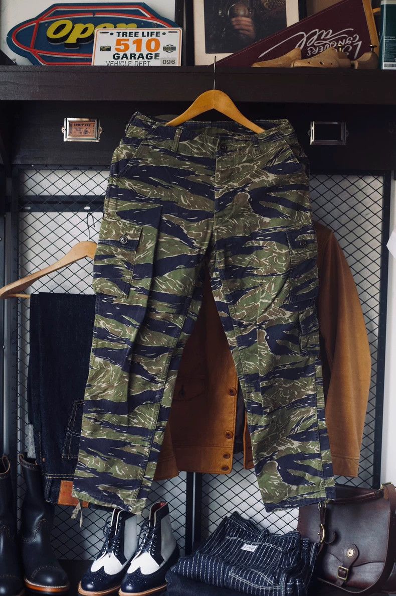 Freewheelers Freewheelers Rare tiger pattern camouflage pants Size US 30 / EU 46 - 1 Thumbnail