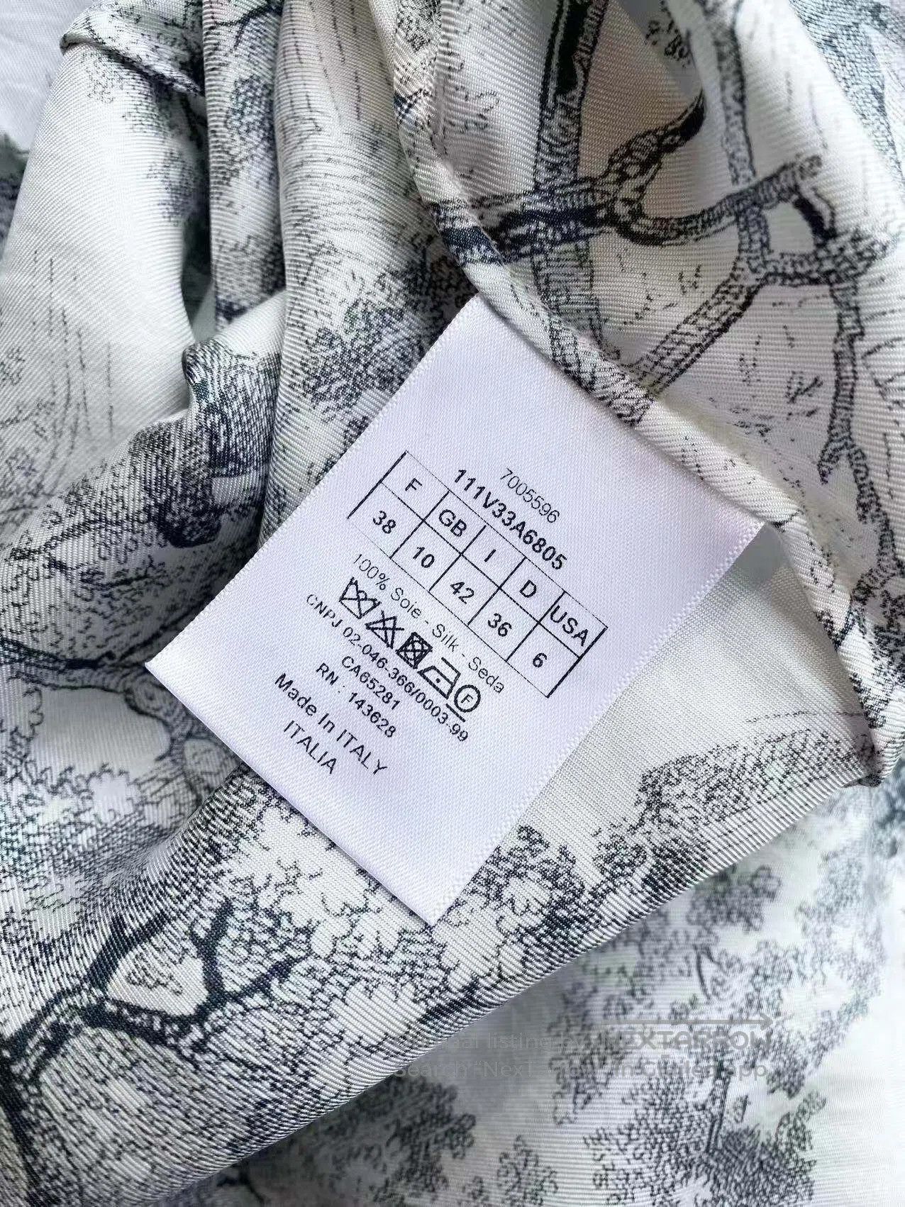 Dior Dior Zoo collection long-sleeved shirt| Size XS / US 0-2 / IT 36-38 - 5 Thumbnail