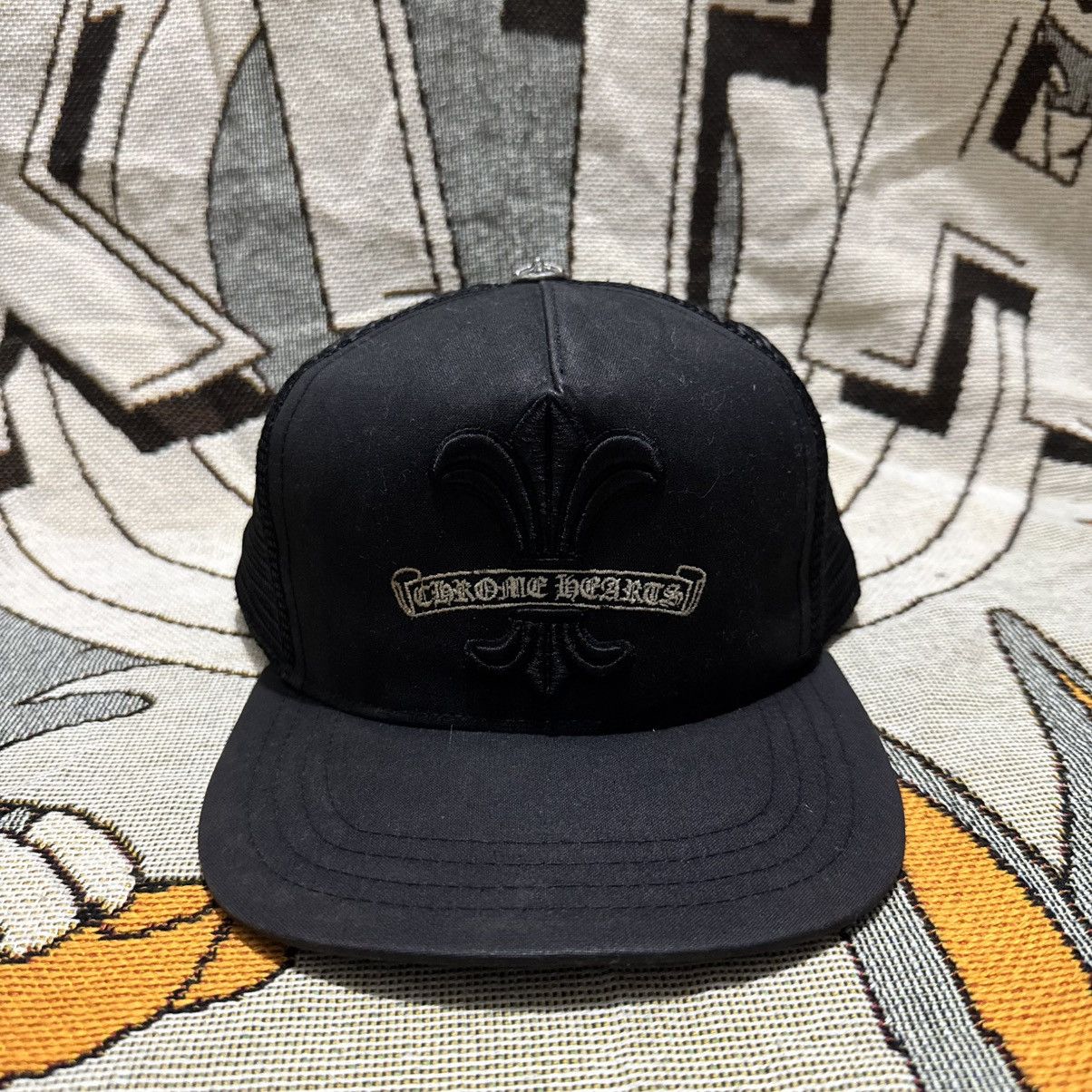 Chrome Hearts Chrome Hearts Fleur Trucker Hats Snapback Size ONE SIZE - 1 Thumbnail