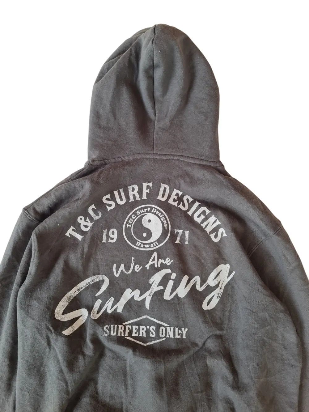 Vintage Vintage T&C Surf Hawaii Hoodie Zipper Size US L / EU 52-54 / 3 - 3 Thumbnail