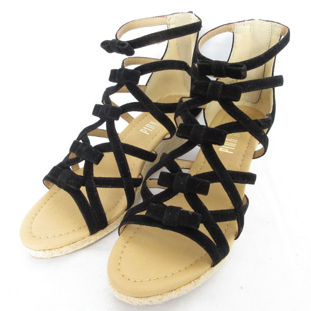 Other Other PINK HOUSE Espadrille Gladiator Sandals Textile Shoes DUTY FREE for USA Size ONE SIZE - 1 Thumbnail