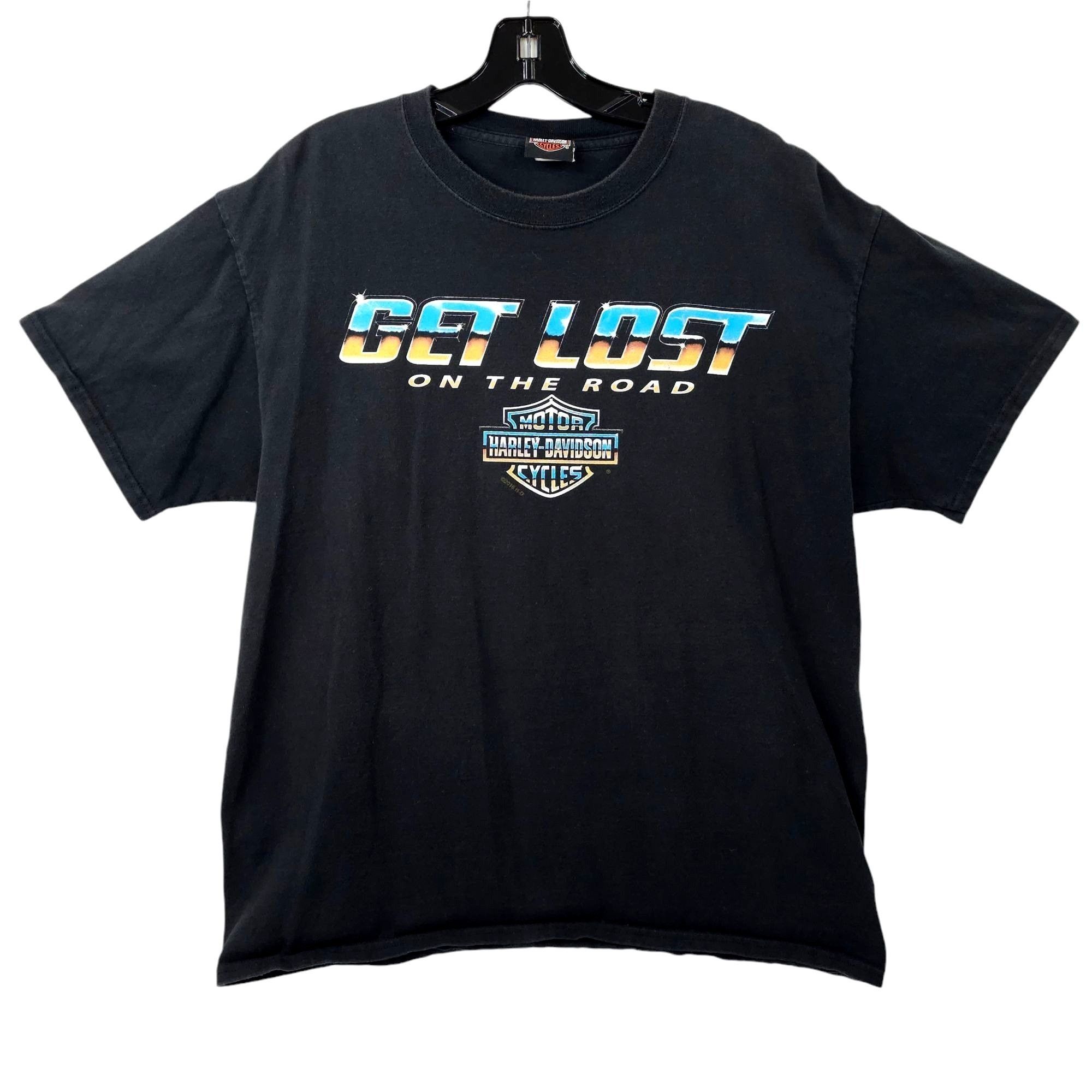 Harley Davidson Harley Davidson T Shirt L Double Sided Get Lost On The Road Size US L / EU 52-54 / 3 - 1 Thumbnail