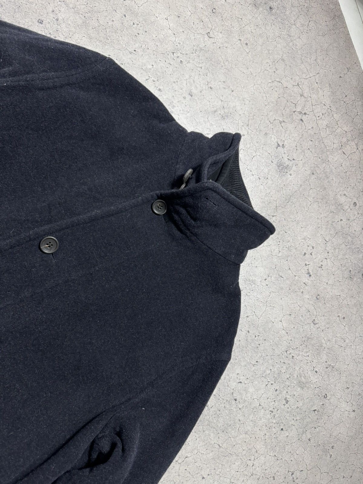 Hugo Boss Hugo Boss Wool Coat Jacket Black Vintage Size US XL / EU 56 / 4 - 5 Thumbnail