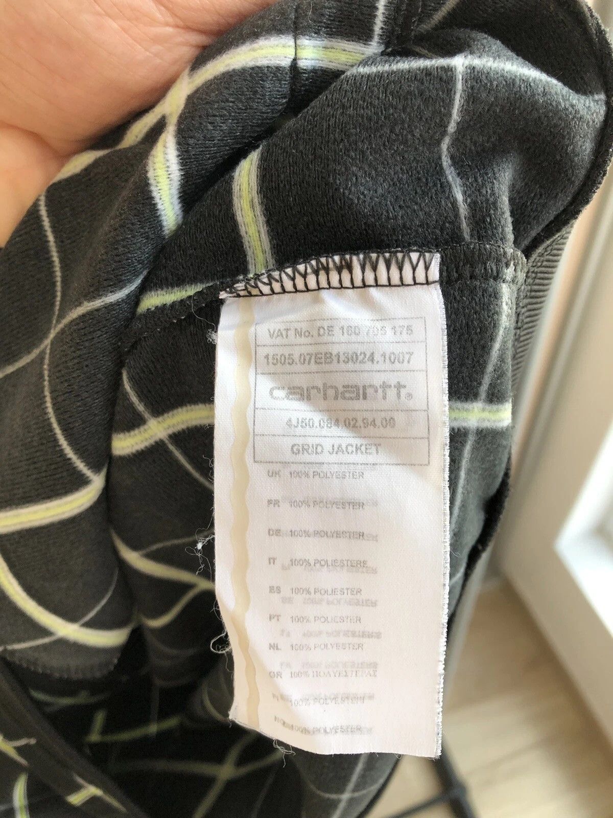Carhartt Carhartt Grid Jacket Mens Size M Checked Sweatshirt Vintage Size US M / EU 48-50 / 2 - 7 Thumbnail