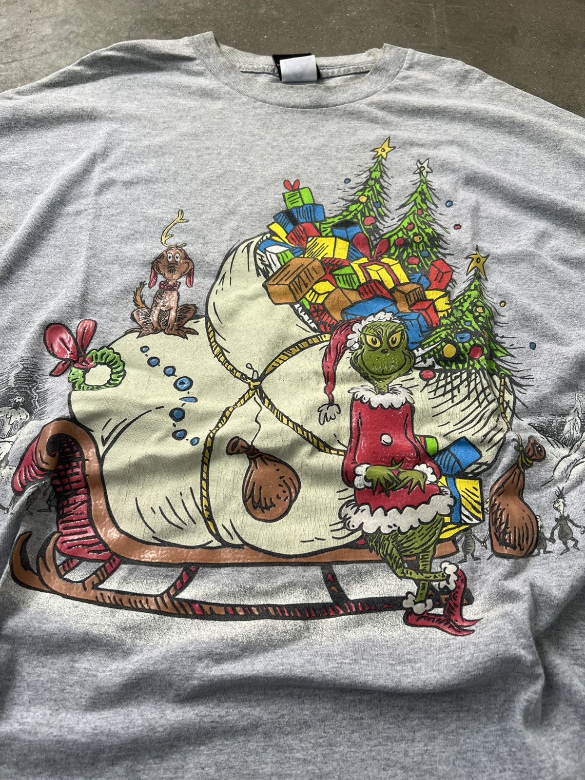 Other 90s Dr. Seuss The Grinch T-Shirt Size US XL / EU 56 / 4 - 2 Thumbnail