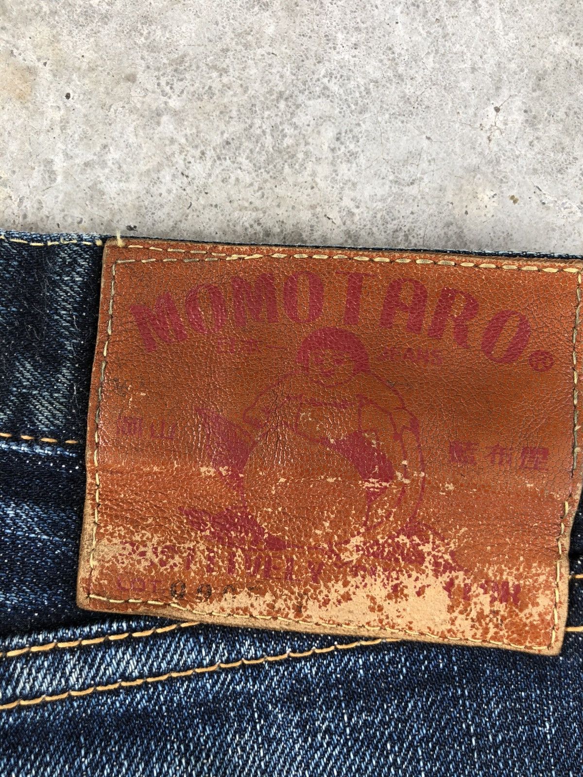 Momotaro Jeans Momotaro 0905SP Selvedge Denim Distressed Jeans Size US 31 - 19 Thumbnail