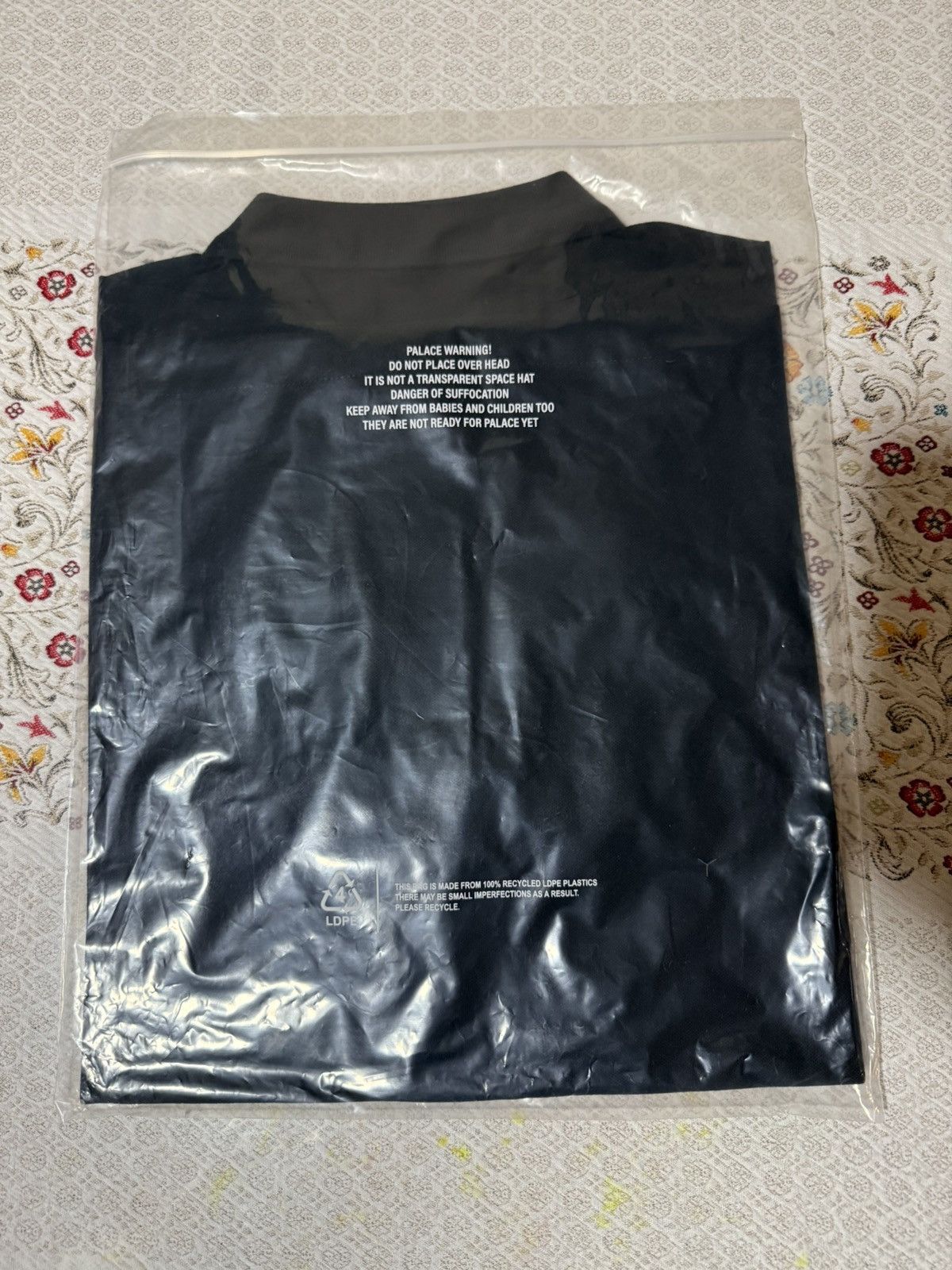 Palace Palace Guard Polo Black SS24 US Men's Size XL Golf Shirt Size US XL / EU 56 / 4 - 8 Thumbnail