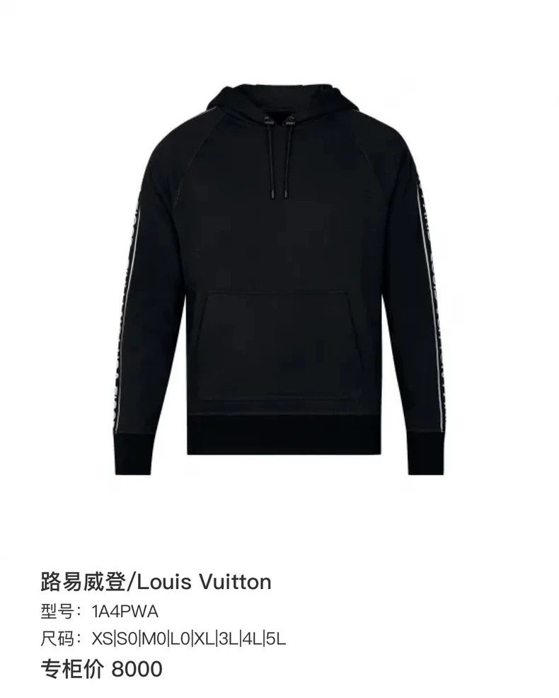 Louis Vuitton Louis Vuitton Arm logo hoodie 2504-Nextarrow Size US L / EU 52-54 / 3 - 6 Thumbnail
