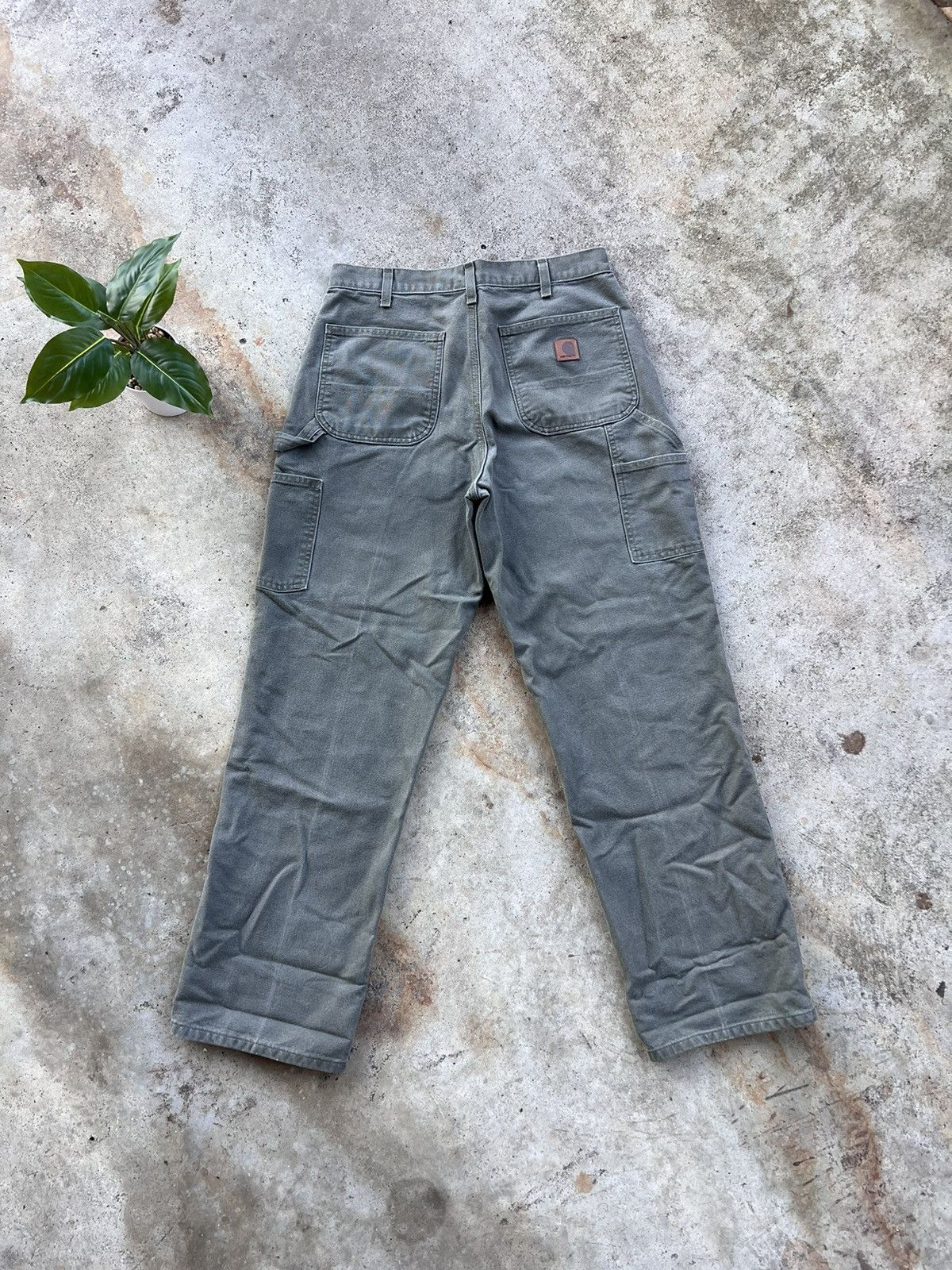 Carhartt Vintage Carhartt Olive Green Dungaree Denim Jeans Size US 32 / EU 48 - 1 Thumbnail