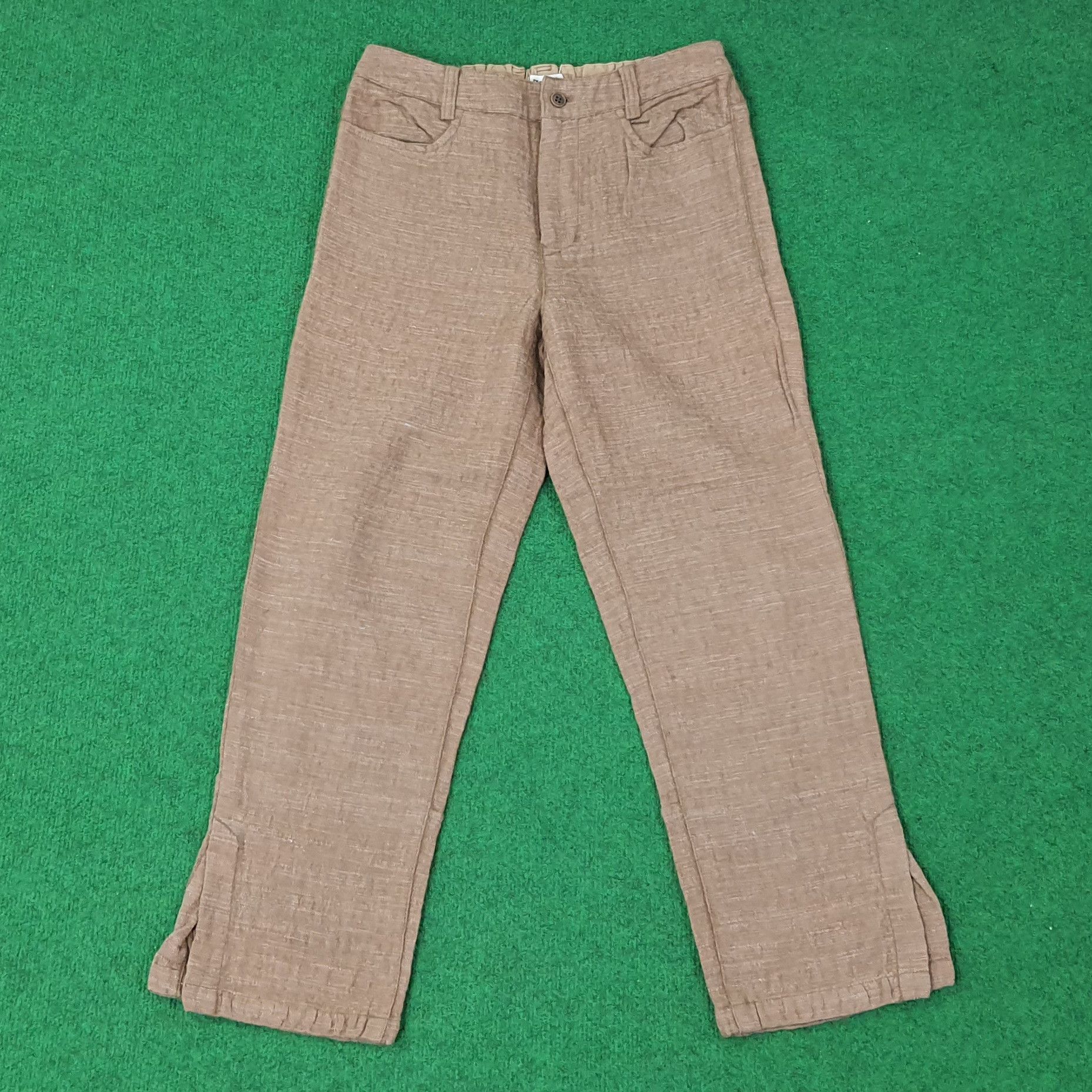 Issey Miyake Vintage Plantation by Issey Miyake Designer Pants C244N14 Size US 27 - 1 Thumbnail