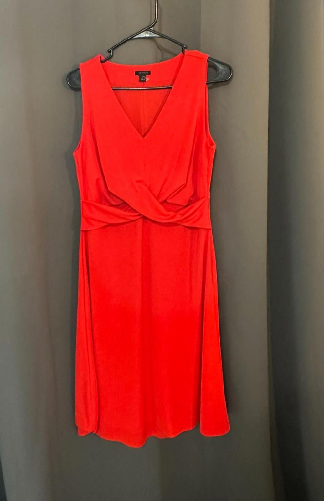 Ann Taylor Ann Taylor Formal Dress | Small | Bold Red Classic Size S / US 4 / IT 40 - 2 Thumbnail