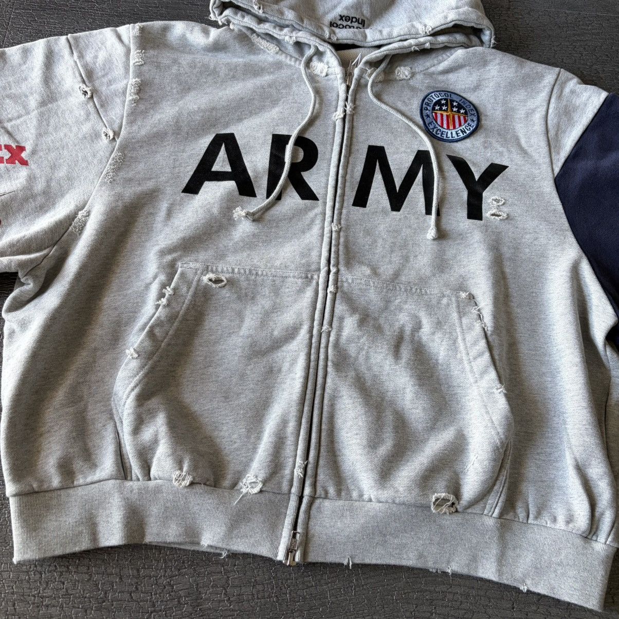 PROJECT G/R Protocol Index RECONSTRUCTED ZIP HOODIE PROJECT GR Size US S / EU 44-46 / 1 - 6 Thumbnail