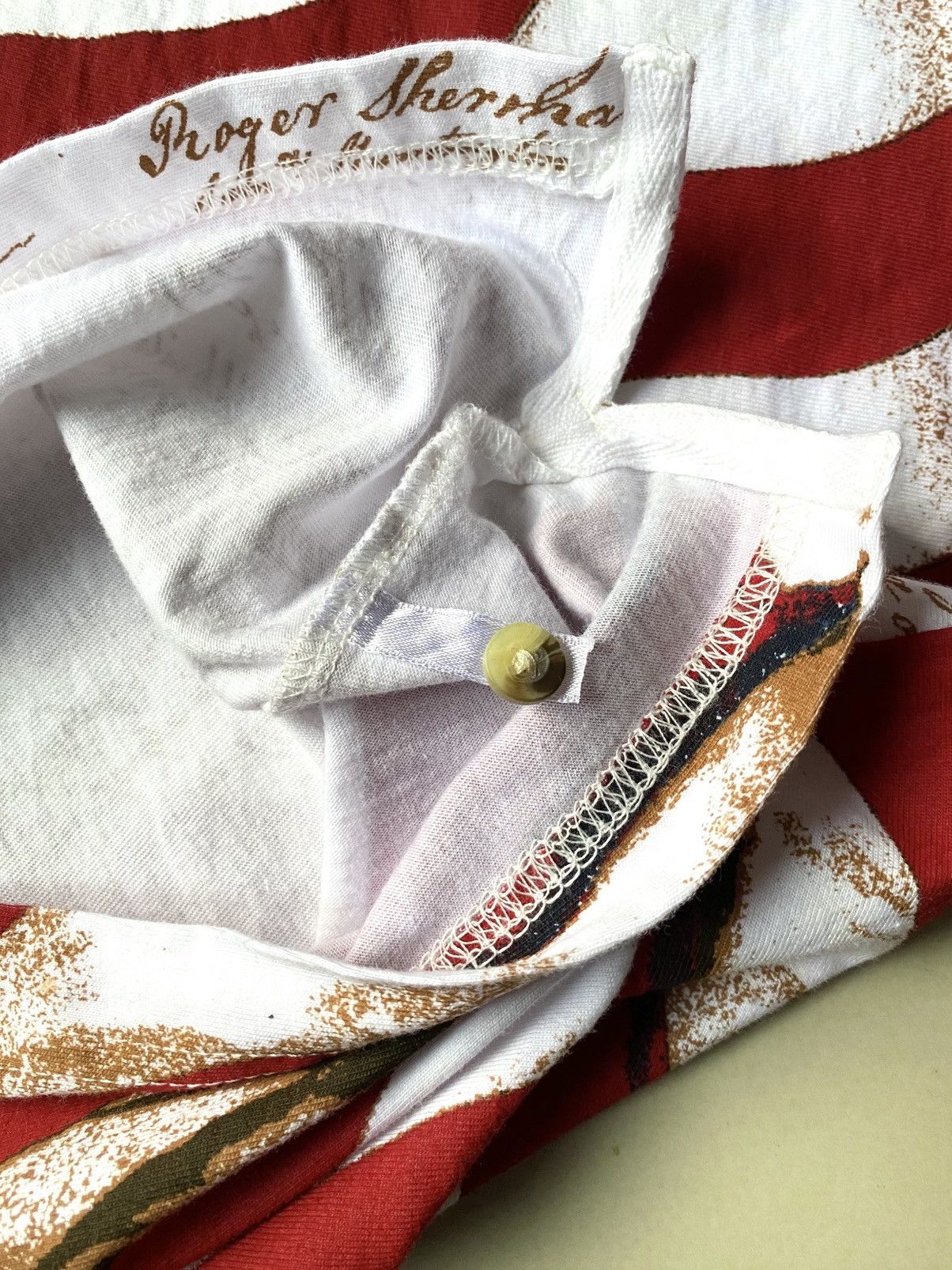 Cotton Traders × Vintage Cotton Traders USA Flag Eagle AOP Polo Shirt Size US XL / EU 56 / 4 - 7 Thumbnail