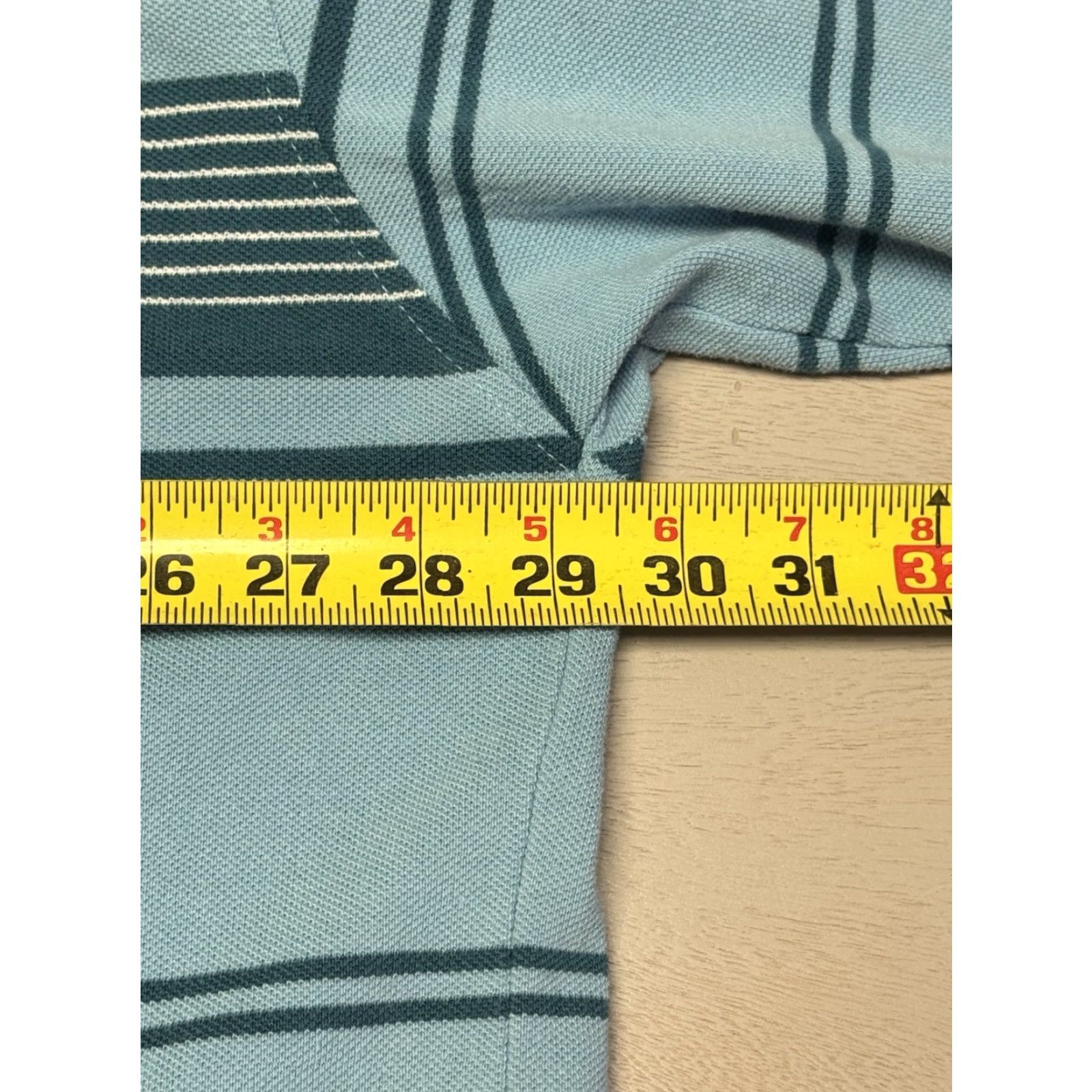 Lacoste VINTAGE Lacoste Polo Shirt Men’s 4XLT FR 11 Blue Striped Big & Tall Short Sleeves Size US XXL / EU 58 / 5 - 6 Thumbnail