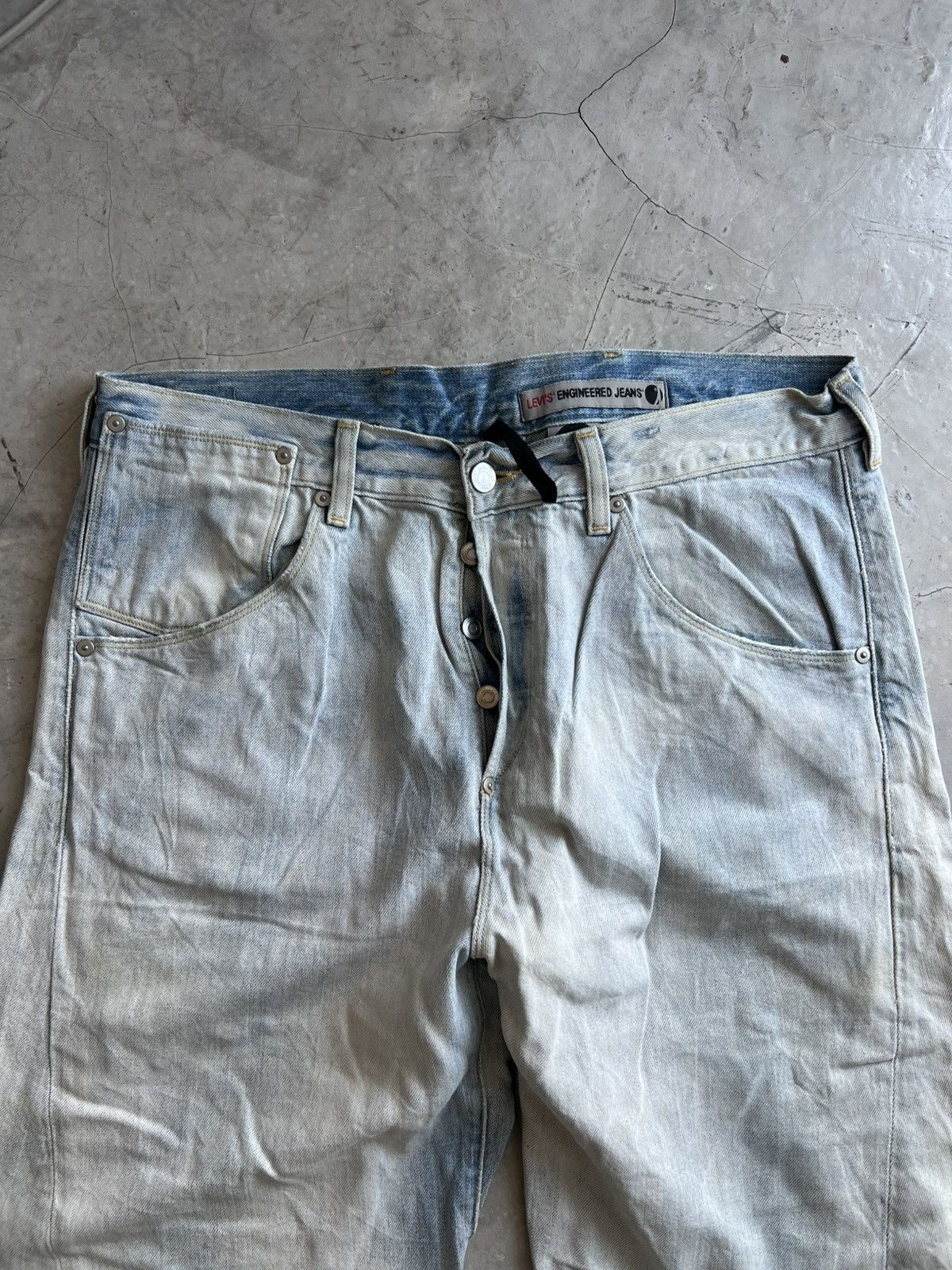 Levi's Levis Engineered Jeans Buckle Back Tag W34 Actual 36x34.5 Size US 34 / EU 50 - 2 Thumbnail