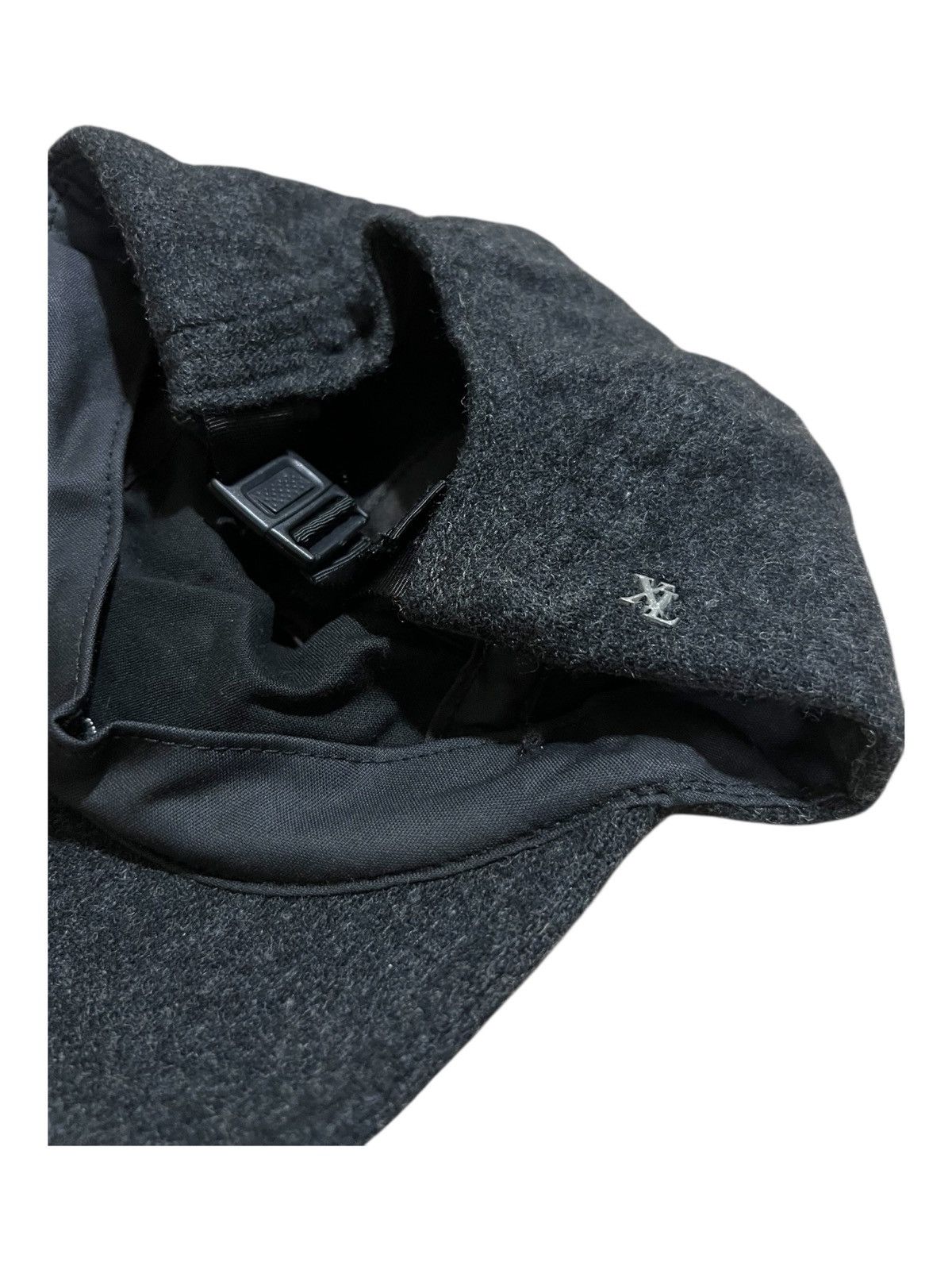 X-LARGE Vintage 1990s X-Large Made in USA Five Panel Wool Cap Hat Size ONE SIZE - 5 Thumbnail