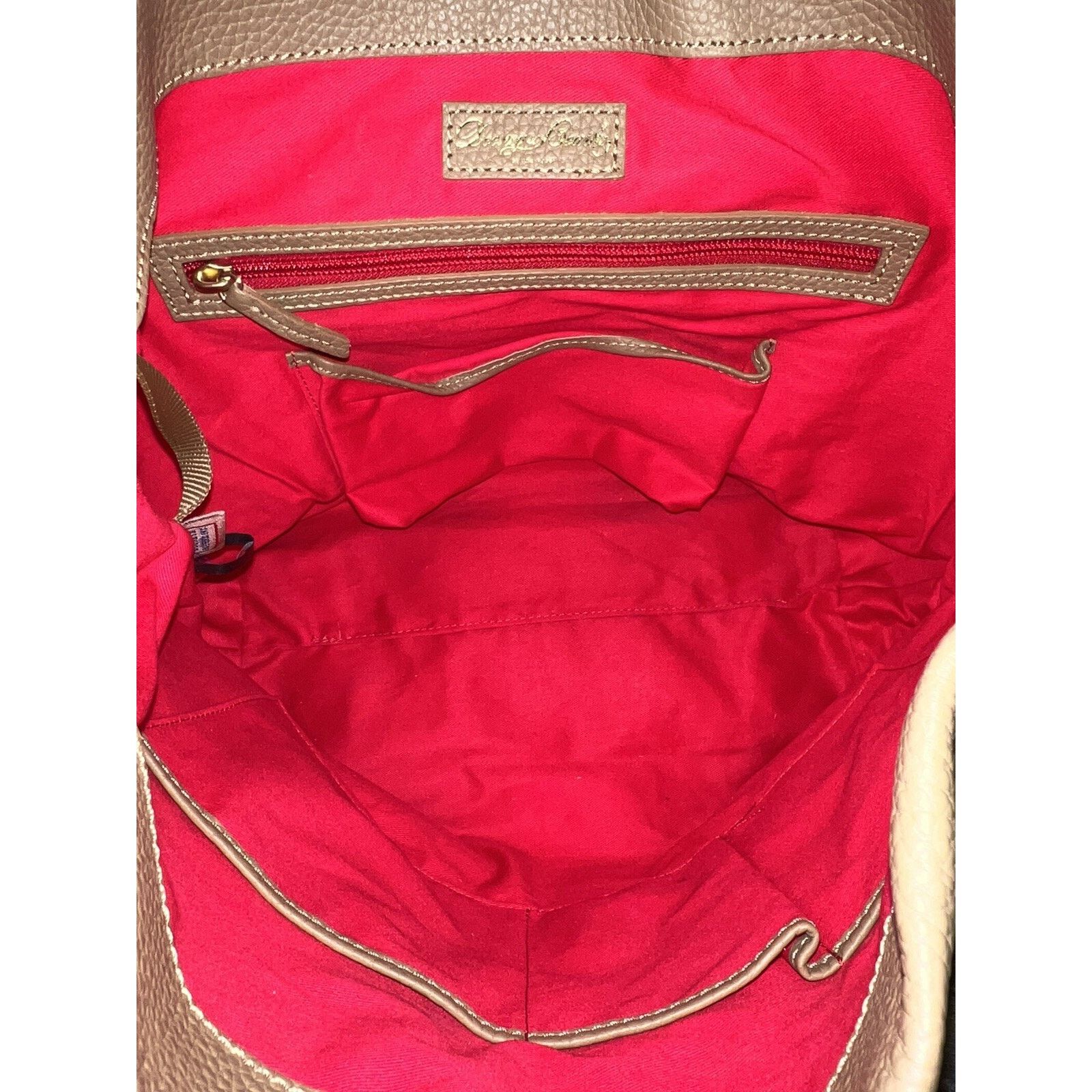 Dooney & Bourke Dooney And Bourke Pebble Leather Logo Lock Hobo Bag B000481 Size ONE SIZE - 7 Thumbnail