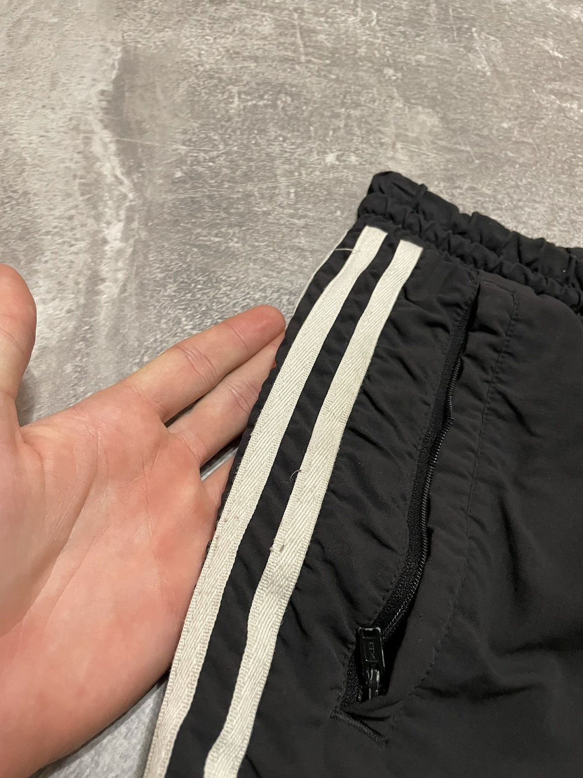 Adidas Vintage Adidas Nylon Parachute Striped Pants Size US 34 / EU 50 - 12 Thumbnail