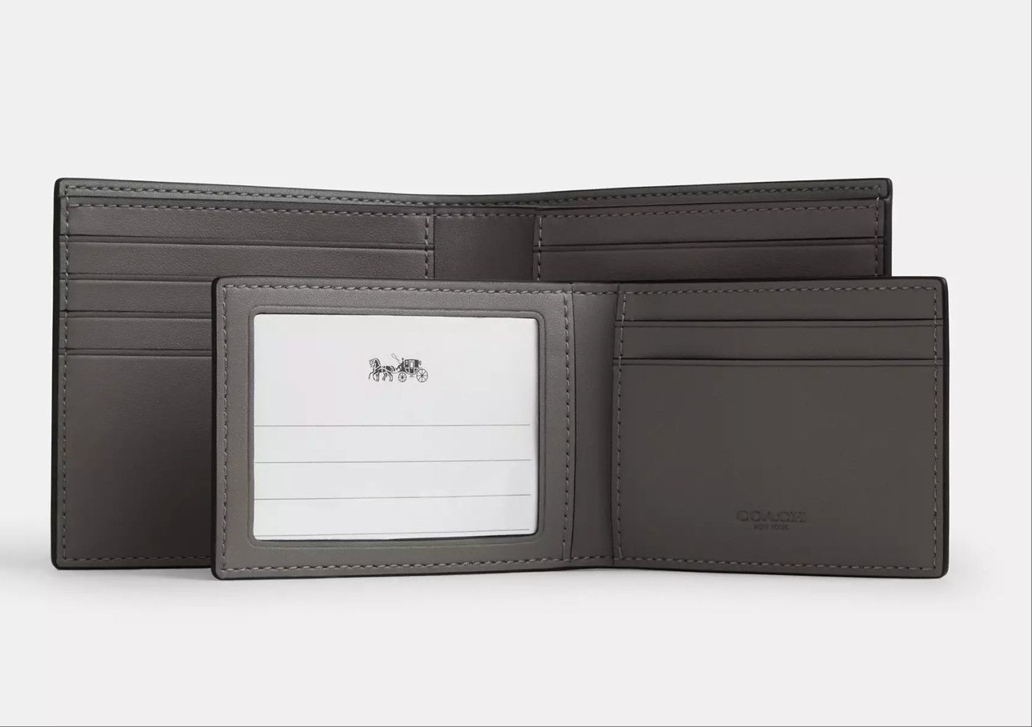 3-In-1 Wallet In Signature Canvas With Patches CCG27