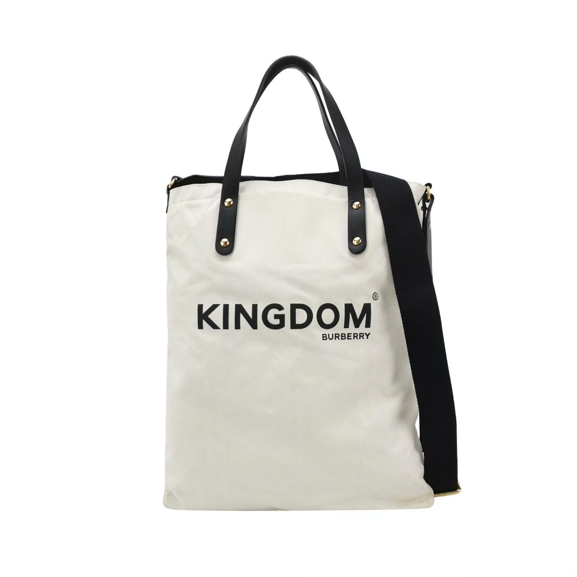 Burberry Burberry KINODM Canvas Letter Print Tote Size ONE SIZE - 1 Thumbnail