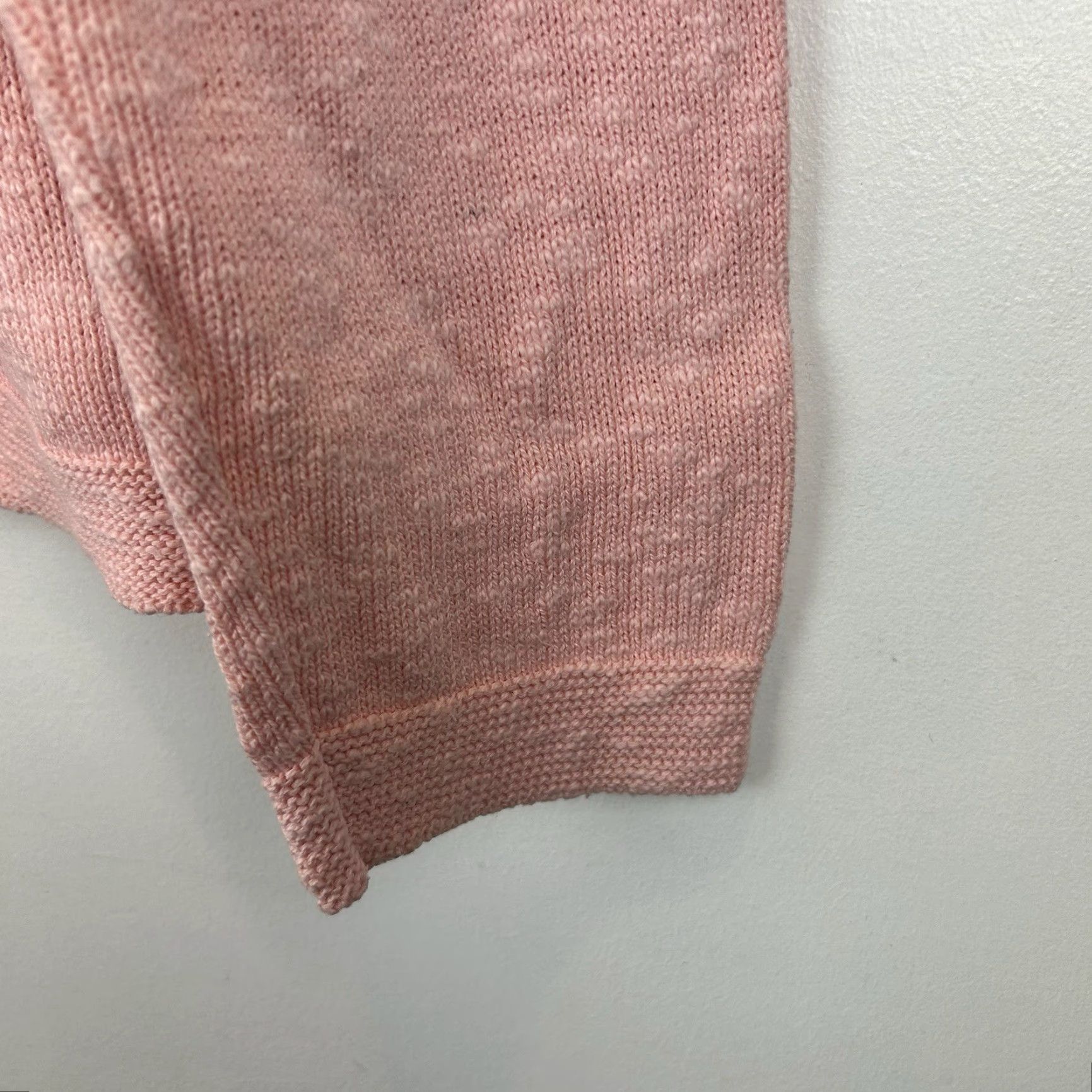 Vintage VINTAGE Victoria Tropical Sweater Women L Pink Knit Cardigan 3D Embroidered Sequin Size L / US 10 / IT 46 - 4 Thumbnail