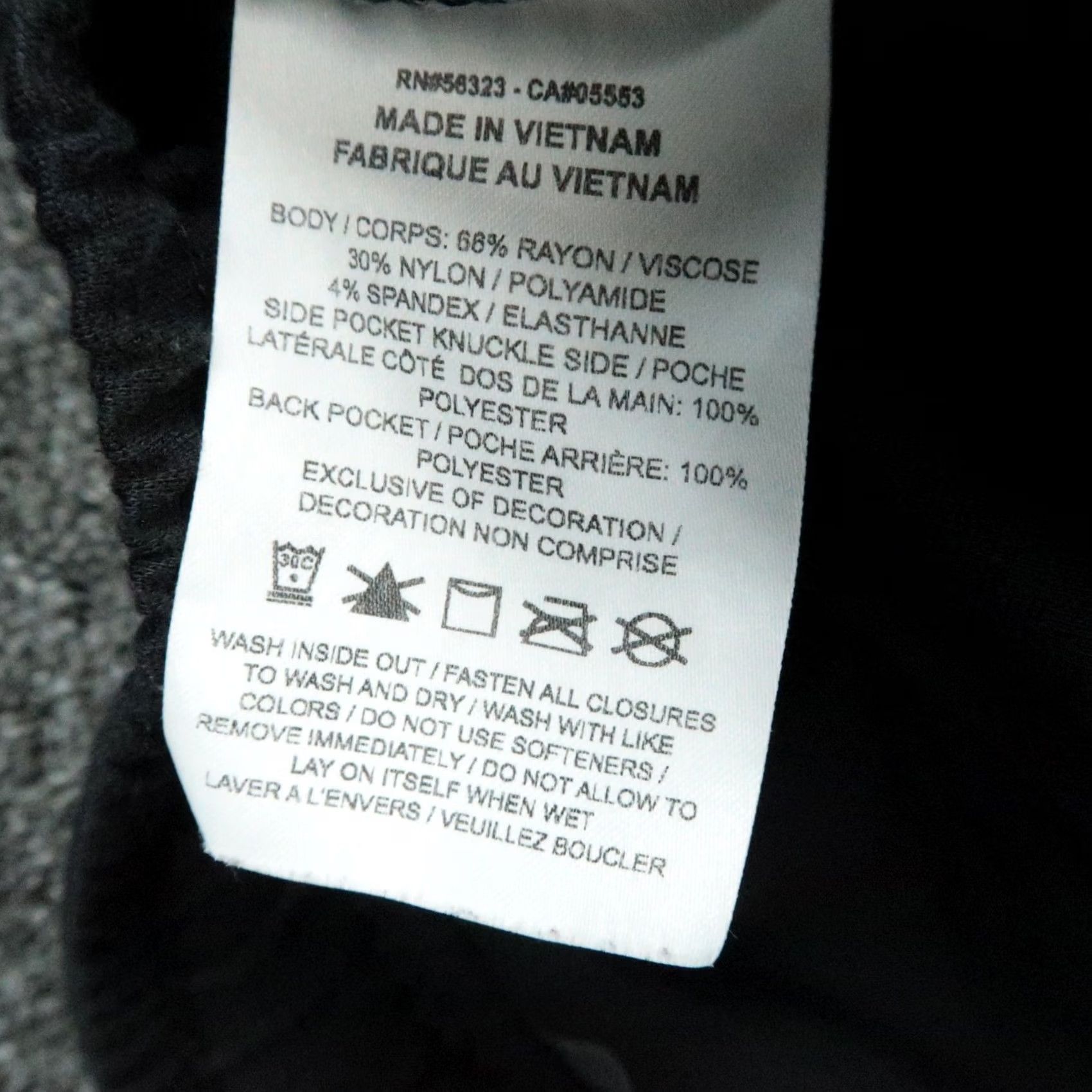 Nike Nike Pants Mens Large Black Jogger Athletic Tech Fleece Knit Zip Pocket Stretch Size US 33 - 6 Thumbnail