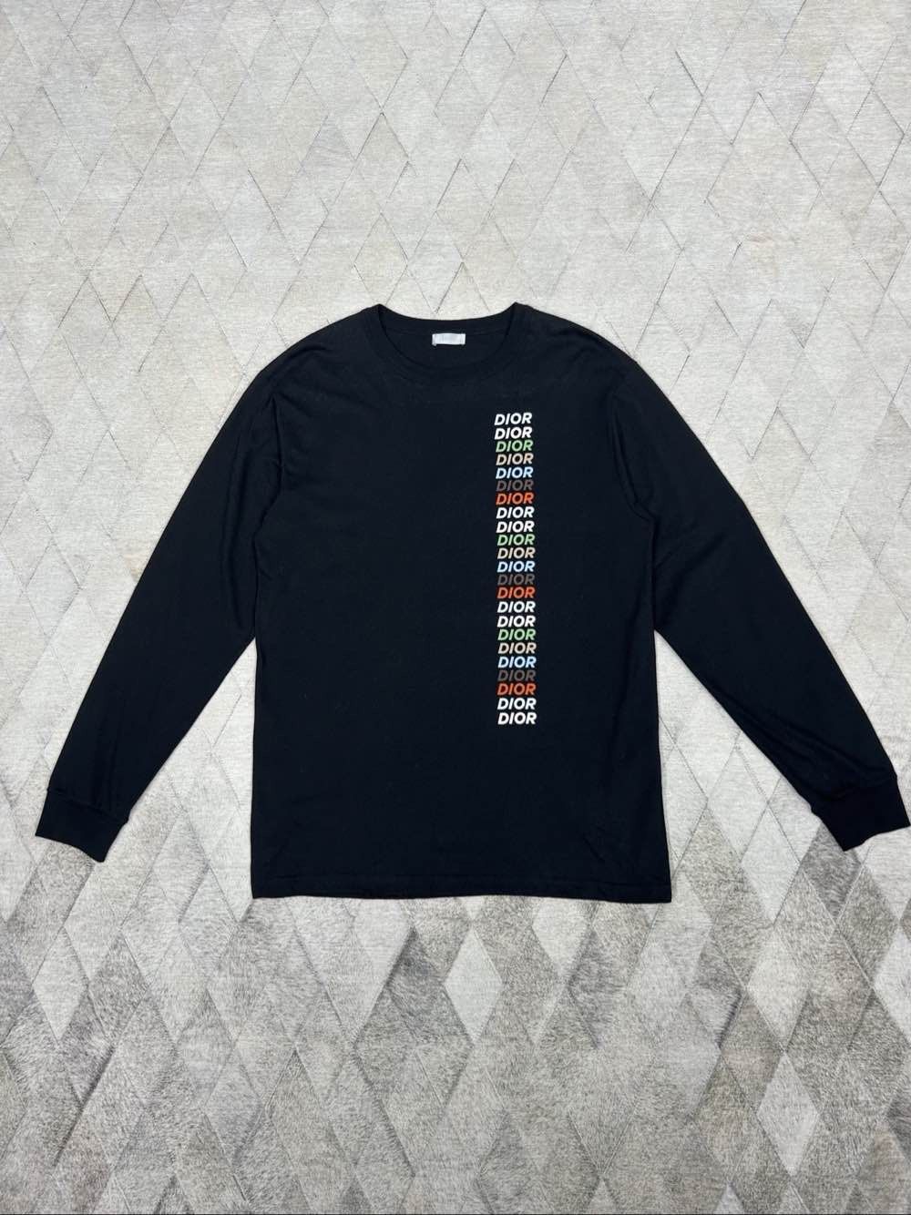 Dior Dior Logo Long Sleeve T-Shirt Size L Size US L / EU 52-54 / 3 - 1 Thumbnail
