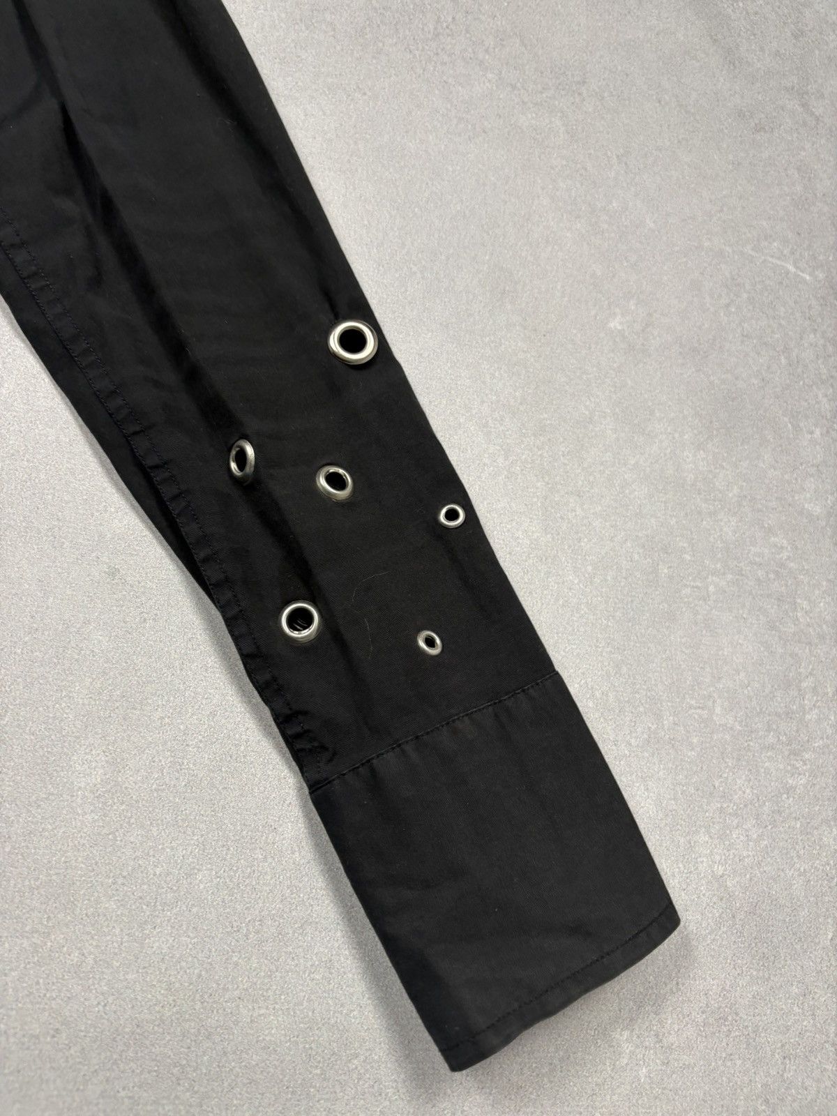 Calvin Klein Calvin Klein Jeans 00s Archival Eyelet Grommet Shirt Y2K VTG Size L / US 10 / IT 46 - 21 Thumbnail