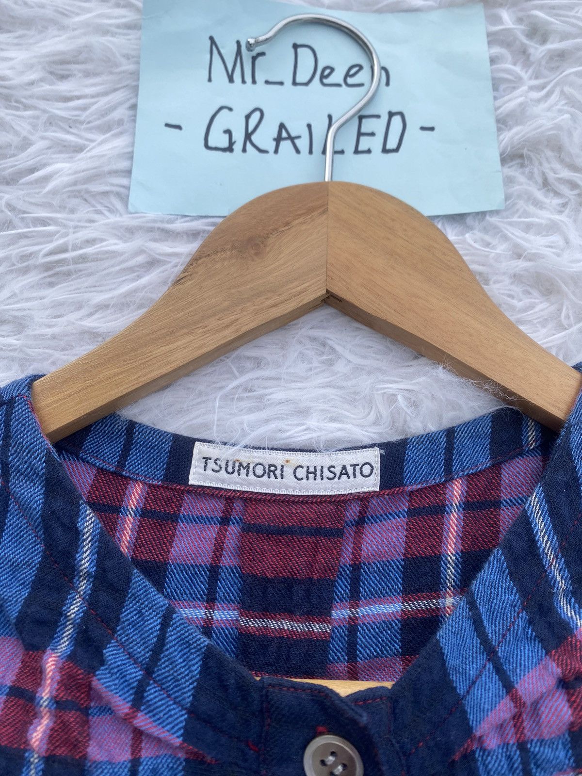 Issey Miyake Rare Tsumori Chisato x Issey Miyake Checkered Blouse Shirt Size M / US 6-8 / IT 42-44 - 6 Thumbnail