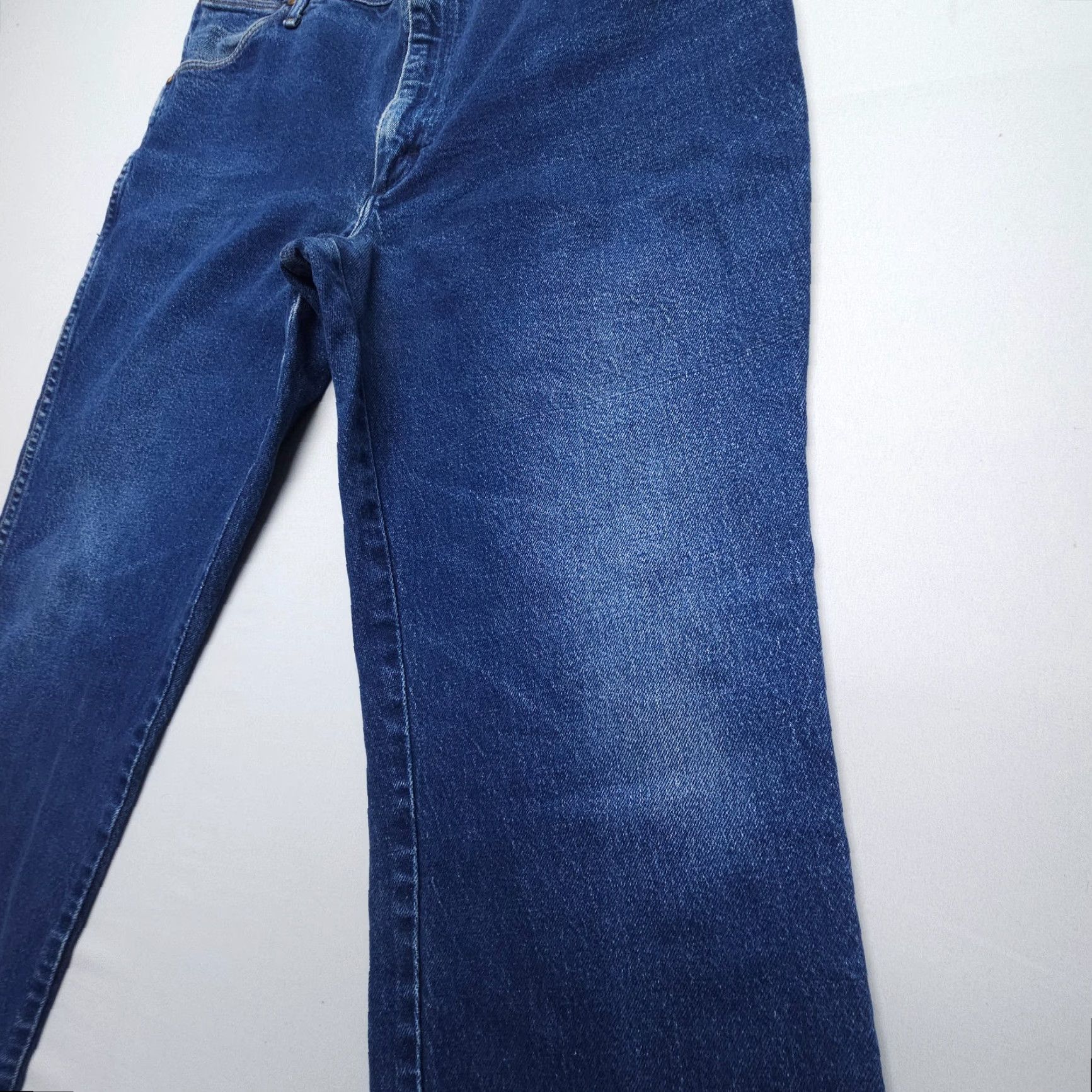 Wrangler Wrangler Jeans Denim Bootcut Mens 40 Regular Blue Dark Wash 30 in 5-Pocket USA Cowboy Vintage: No Size US 40 / EU 56 - 5 Thumbnail