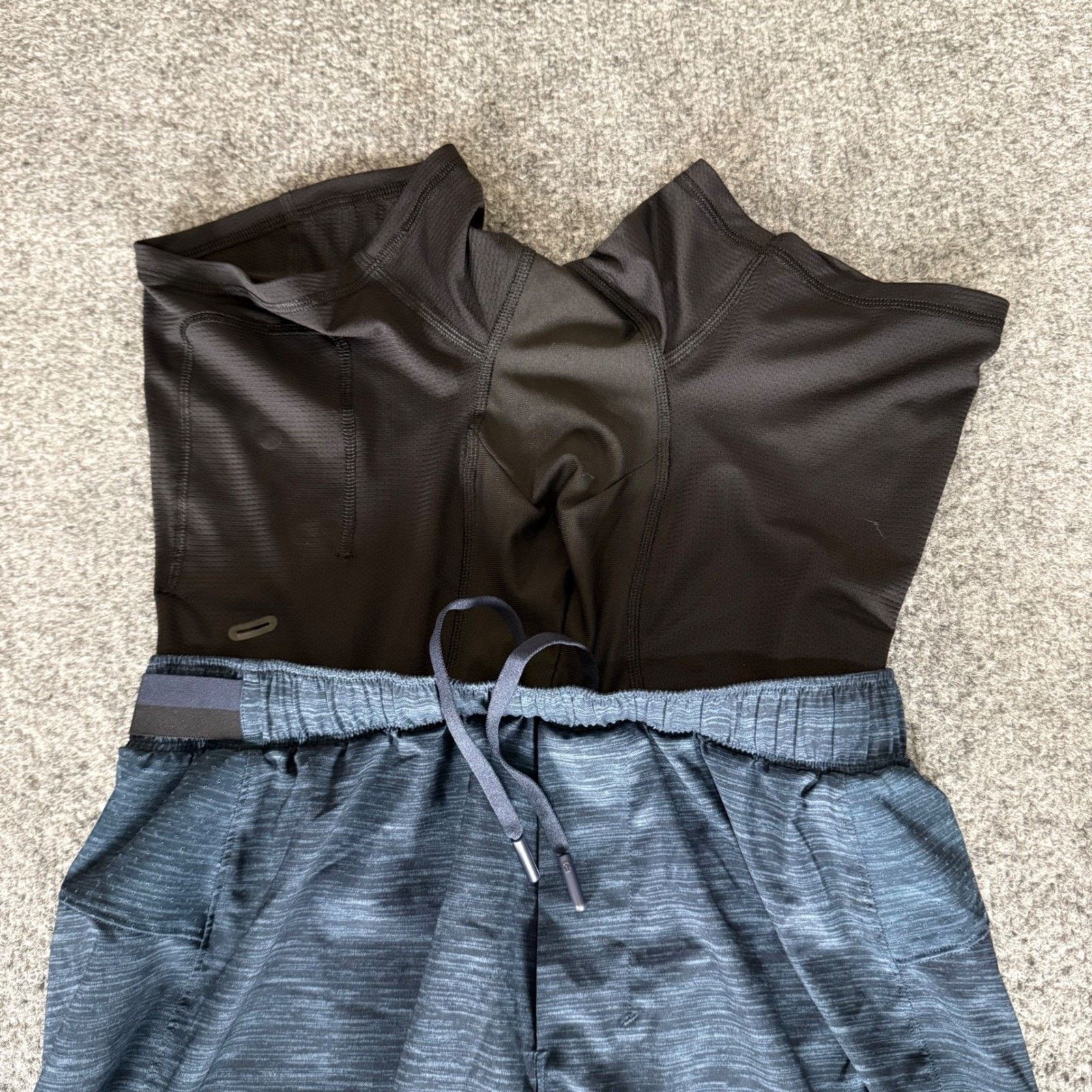 Lululemon Lululemon Surge Mens Running Shorts Small Blue Athletic Gym Size US 26 / EU 42 - 4 Thumbnail