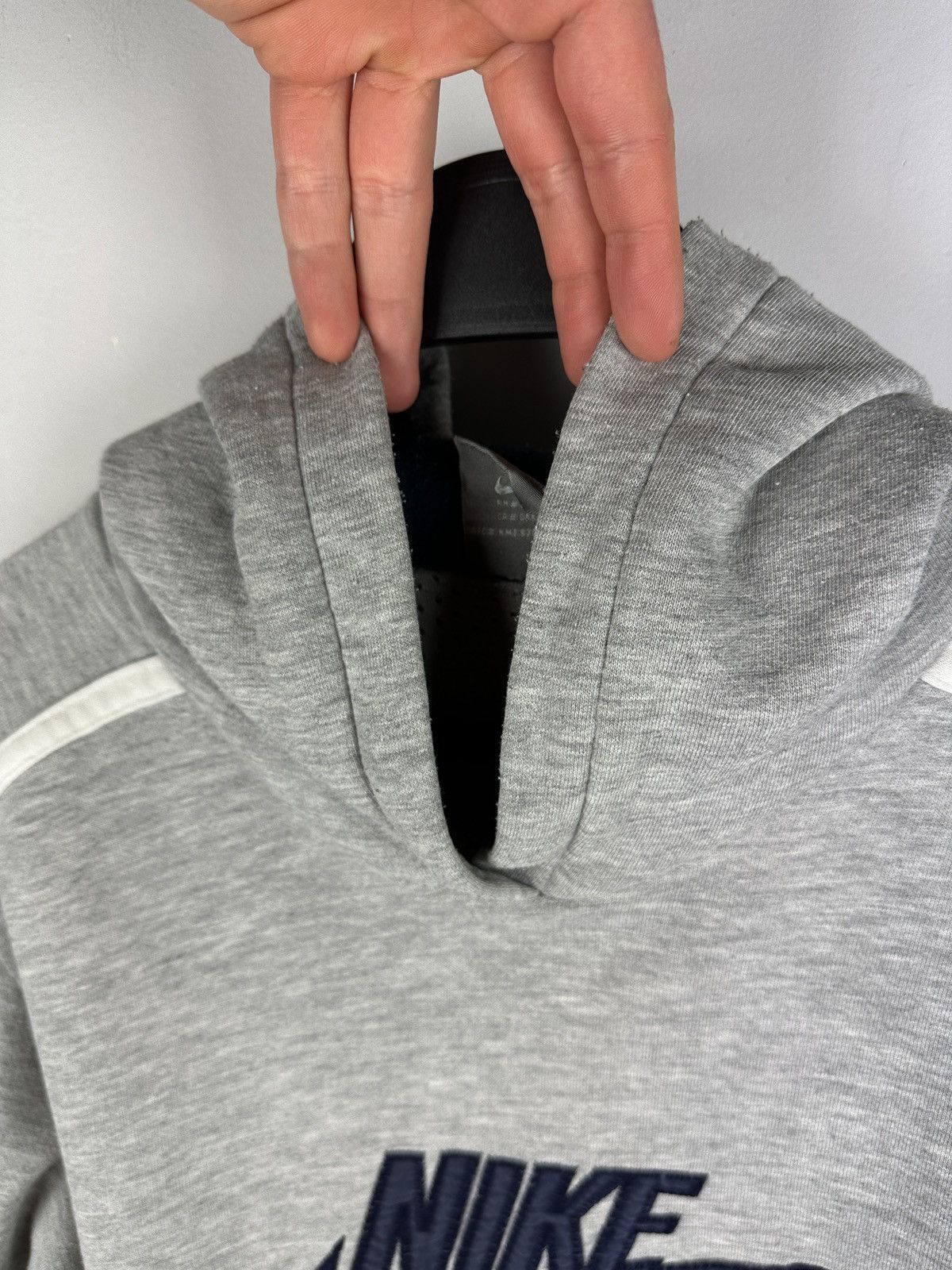 Nike × Vintage Vintage Y2K Nike Big Logo Hoodie Size US XS / EU 42 / 0 - 8 Thumbnail