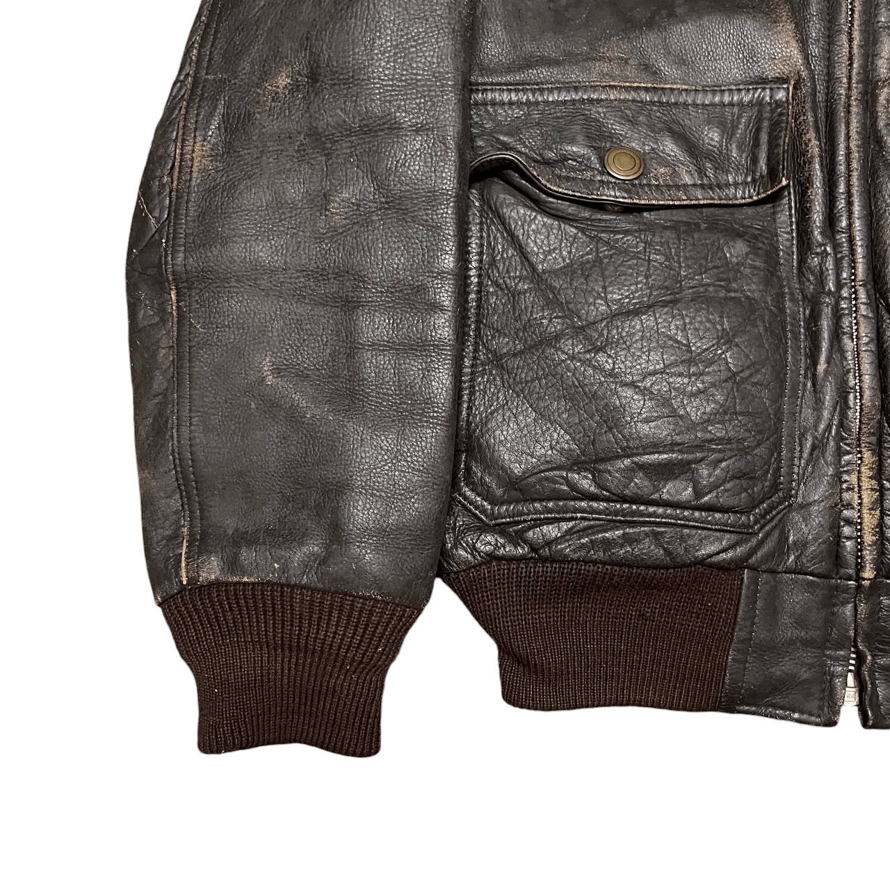 Japanese Brand Vintage Bahron Leather Wear Bomber Jacket Size US M / EU 48-50 / 2 - 3 Thumbnail