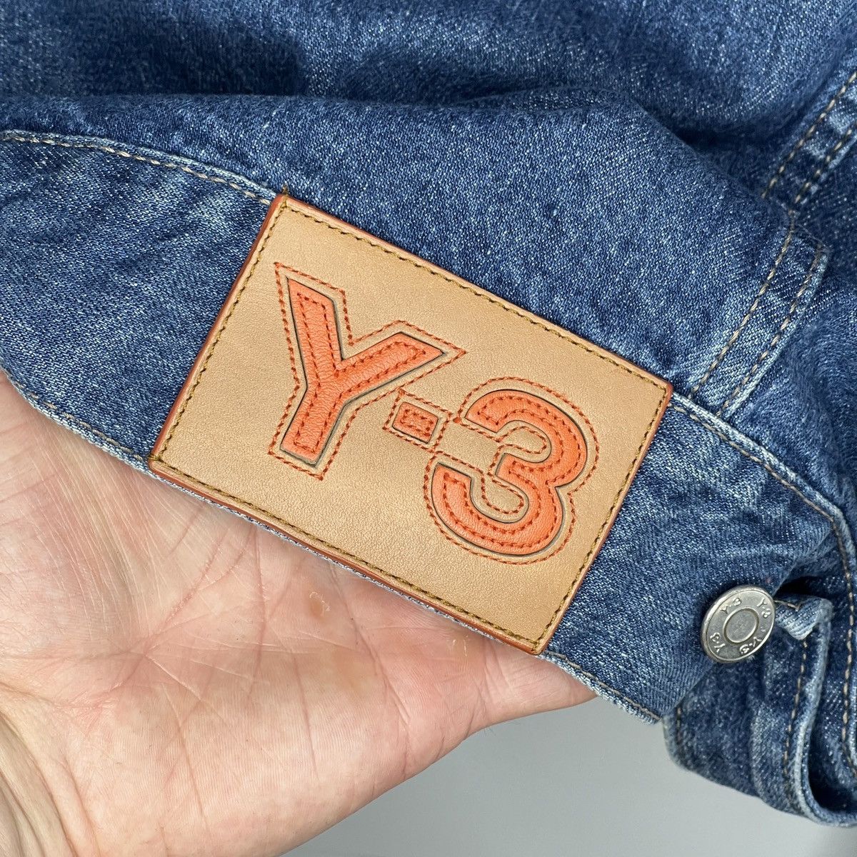 Adidas × Y-3 Y-3 by Yohji Yamamoto vintage 2006 Adidas Faded Denim Jacket Size US XL / EU 56 / 4 - 11 Thumbnail