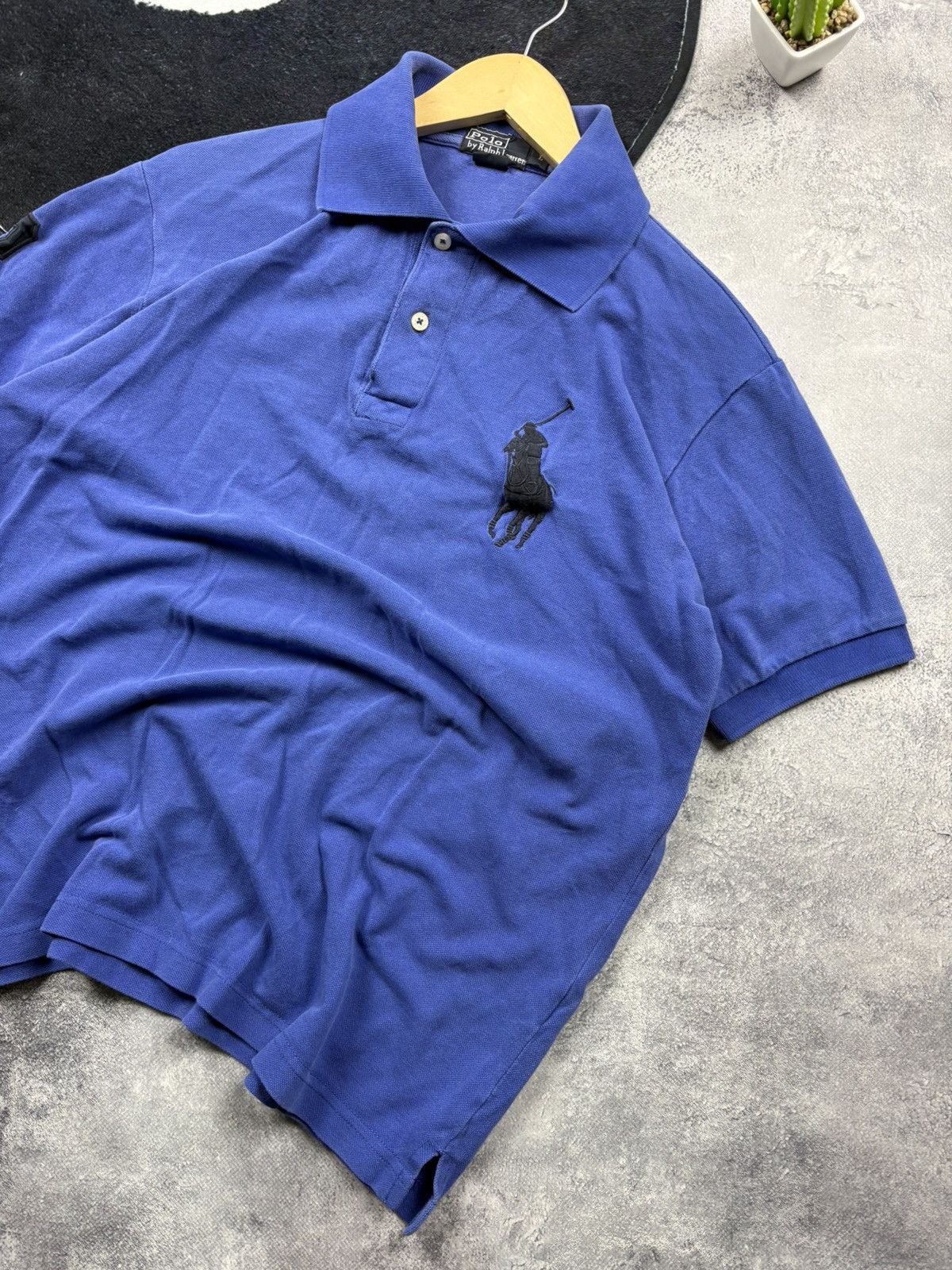 Polo Ralph Lauren POLO RALPH LAUREN Vintage Big Pony 3 Polo Tshirt Streetwear Size US L / EU 52-54 / 3 - 2 Thumbnail