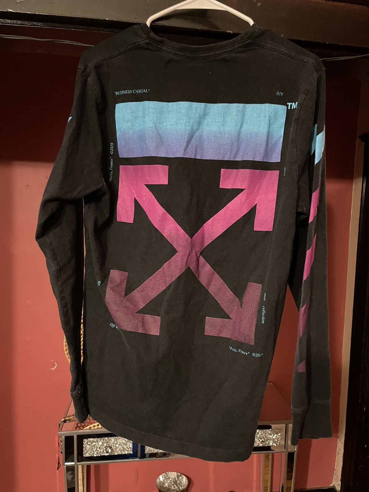 Off-White Off-White Gradient Long Sleeve Size Medium Size US M / EU 48-50 / 2 - 5 Thumbnail