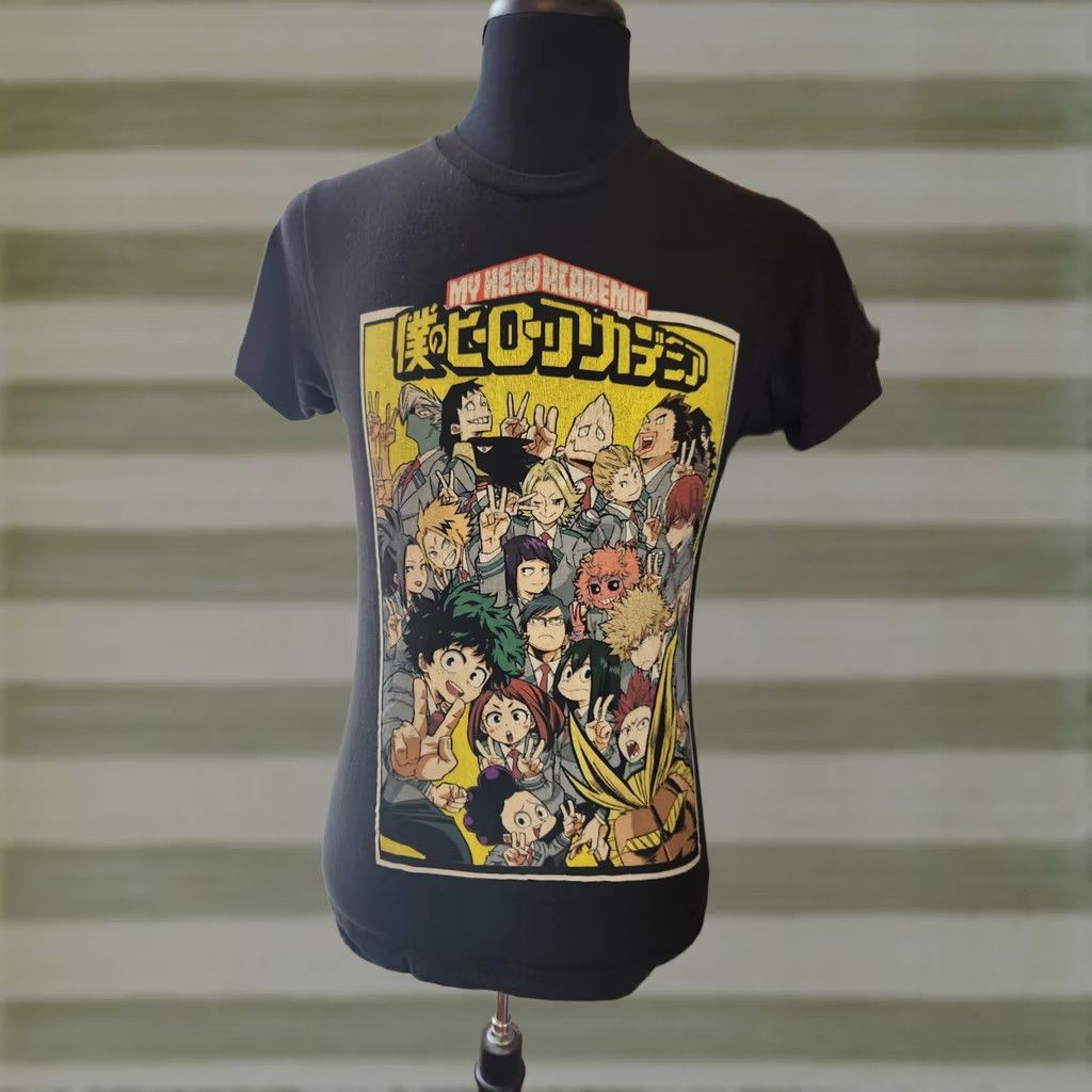Vintage My Hero Academia Shirt Mens S Black Midoriya Anime Tee Short Sleeve Size US S / EU 44-46 / 1 - 1 Thumbnail