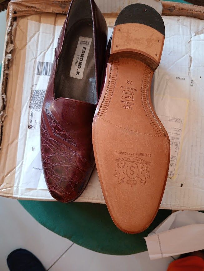 Other Edmond K Croodile & Calf Shoes Size US 8.5 / EU 41-42 - 2 Thumbnail